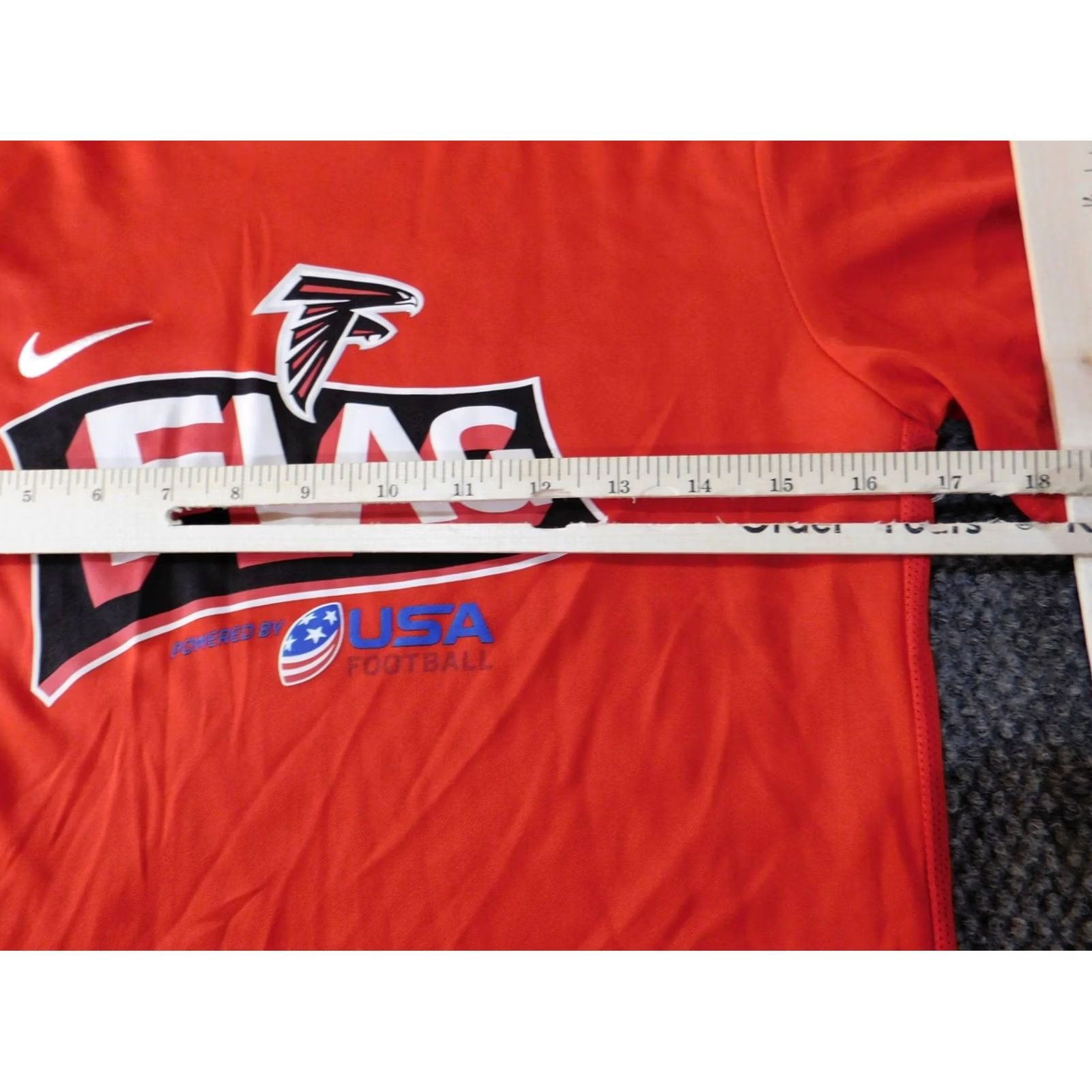 Nike Nike Dri-FIT Shirt Short Sleeve Nike Mens Small Red Football Falcons Graphic print Crew Neck Classic T-Shirt Mens Size US S / EU 44-46 / 1 - 4 Thumbnail