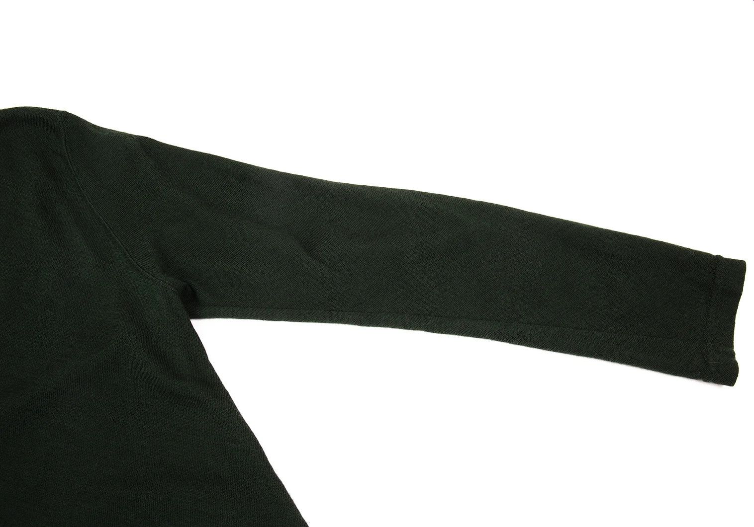 Comme des Garcons Homme Plus Wool Basic Knit Sweater in Deep Green, Size M Size US M / EU 48-50 / 2 - 4 Thumbnail