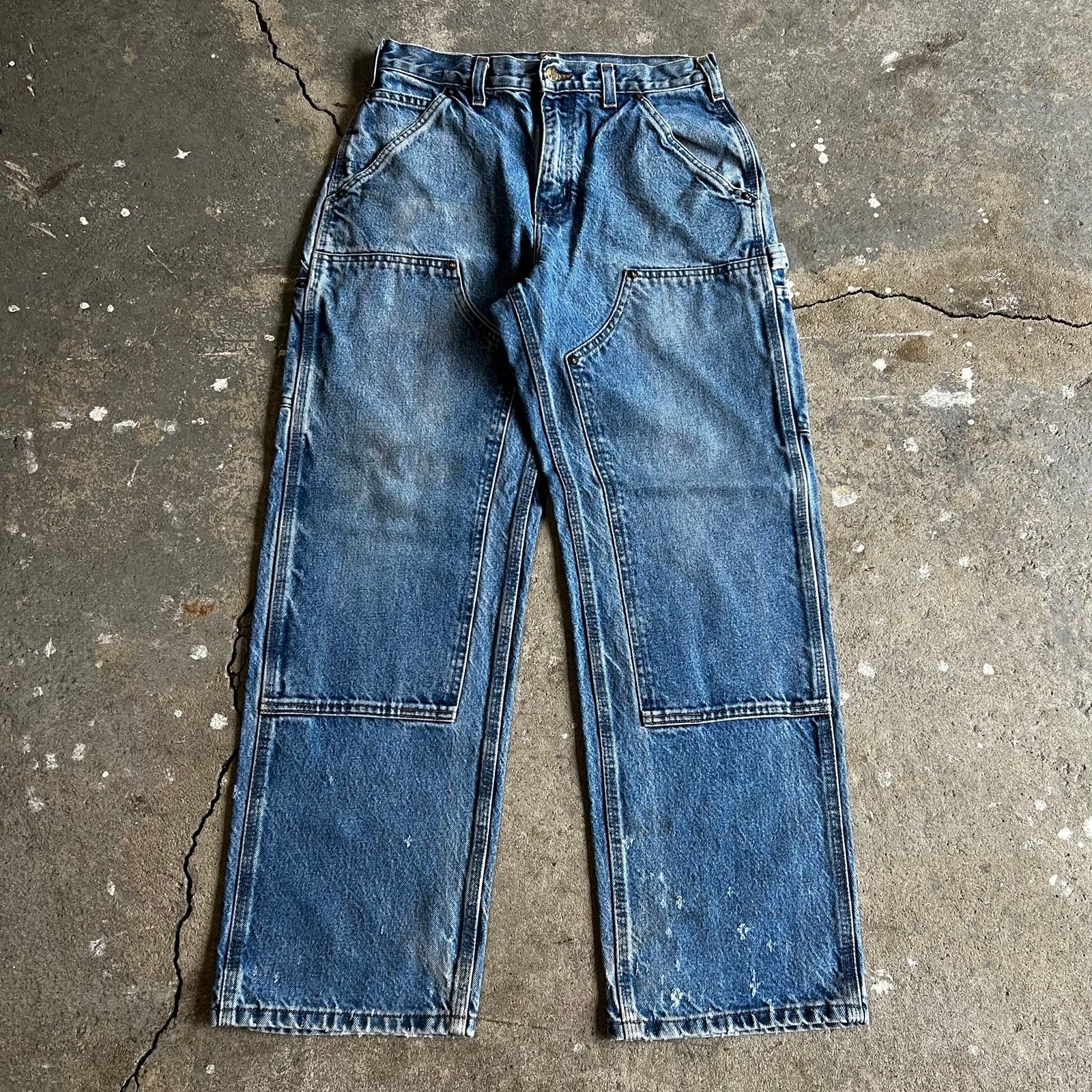 Carhartt × Vintage Carhartt double knee work wear carpenter pants Size US 28 / EU 44 - 1 Thumbnail