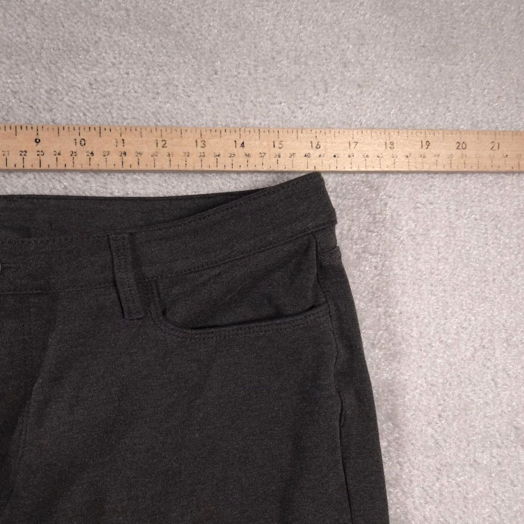 Talbots Talbots Pants Womens Large Charcoal Gray Ponte Skinny 5-Pocket Zip Fly Knit Jeans-Style Size 36" / US 14 / IT 50 - 6 Thumbnail