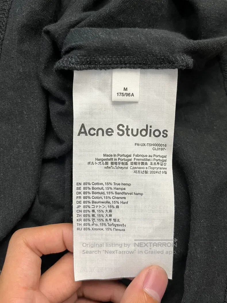 Acne Studios Acne Studios 1996 Letter Print Vintage Long Sleeve T-Shirt Size US M / EU 48-50 / 2 - 4 Thumbnail