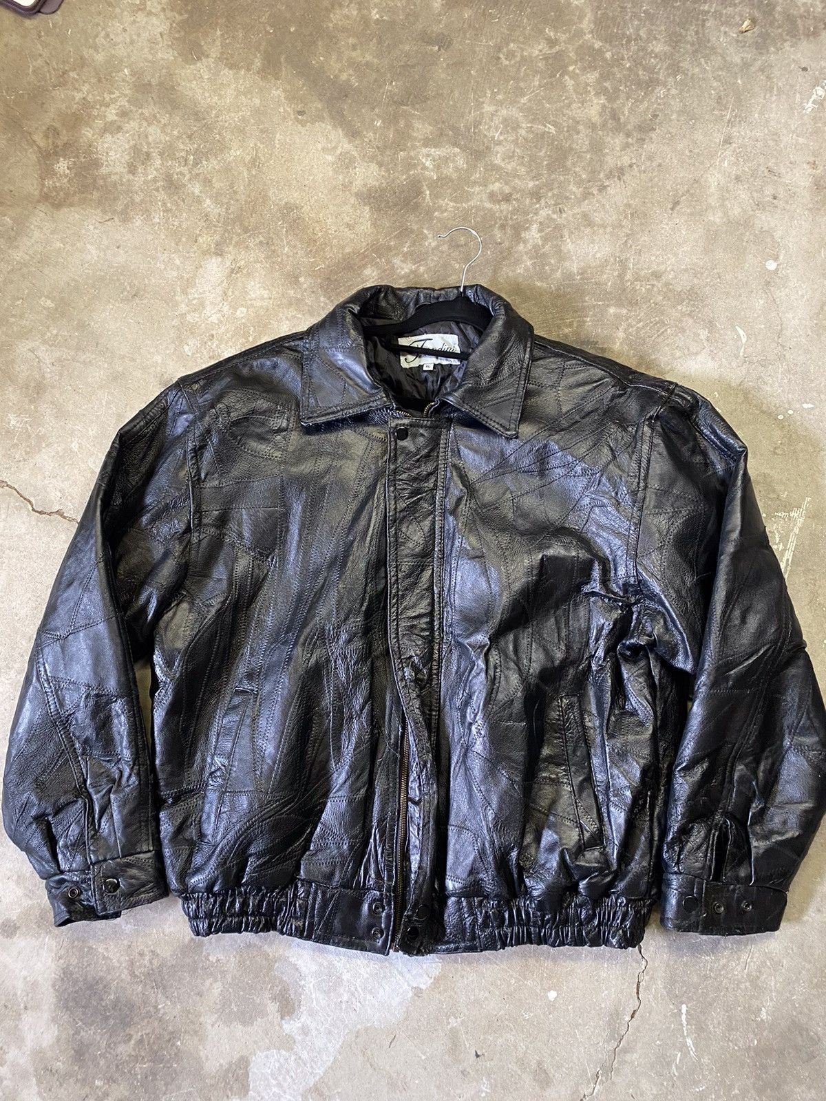 Other Leather bomber jacket paired with free Burberry scarf Size US XL / EU 56 / 4 - 5 Thumbnail