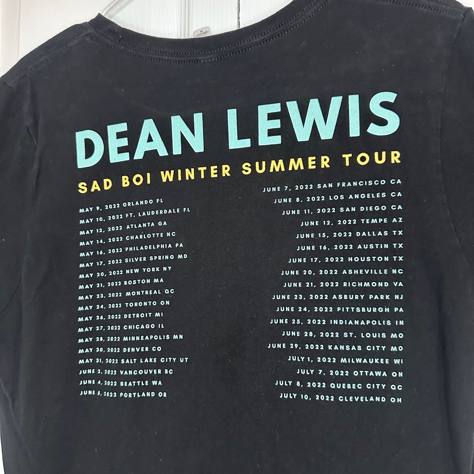 Canvas Canvas Dean Lewis Concert T-Shirt Size M Size M / US 6-8 / IT 42-44 - 5 Thumbnail