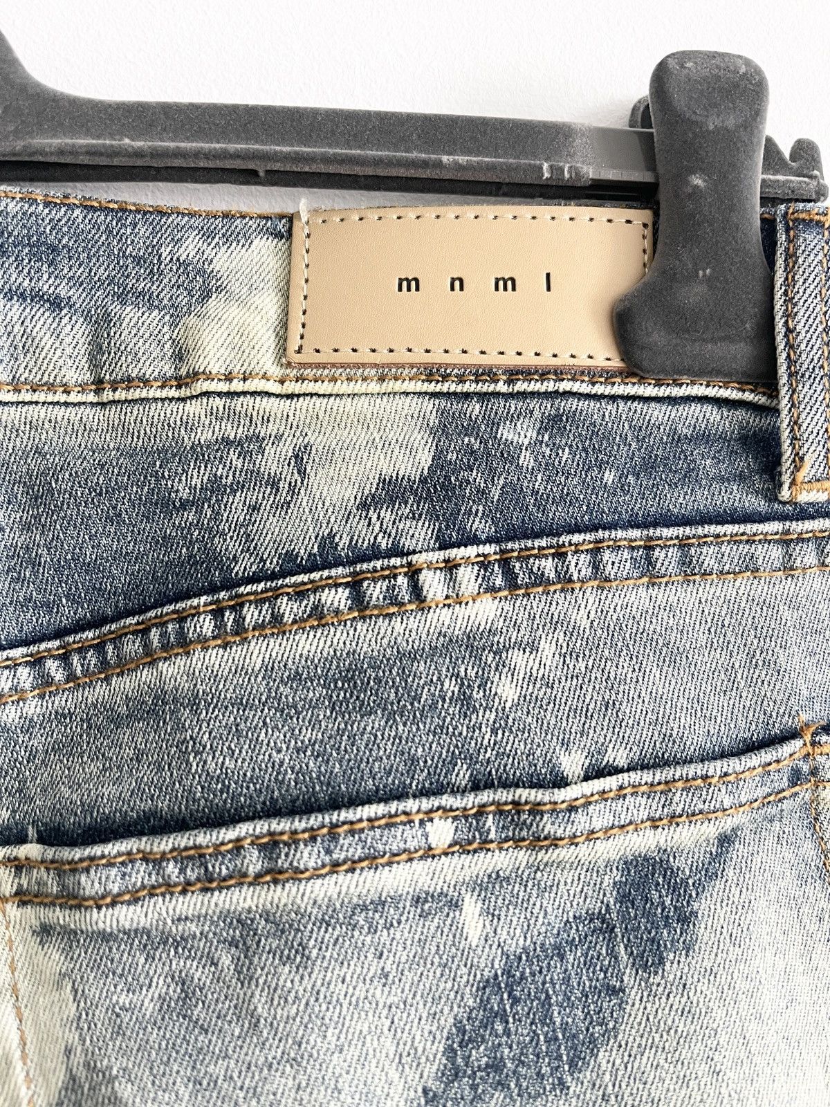 Designer STEAL! MNML Crazy Paint Denim Jeans (size 38) Size US 38 / EU 54 - 10 Thumbnail