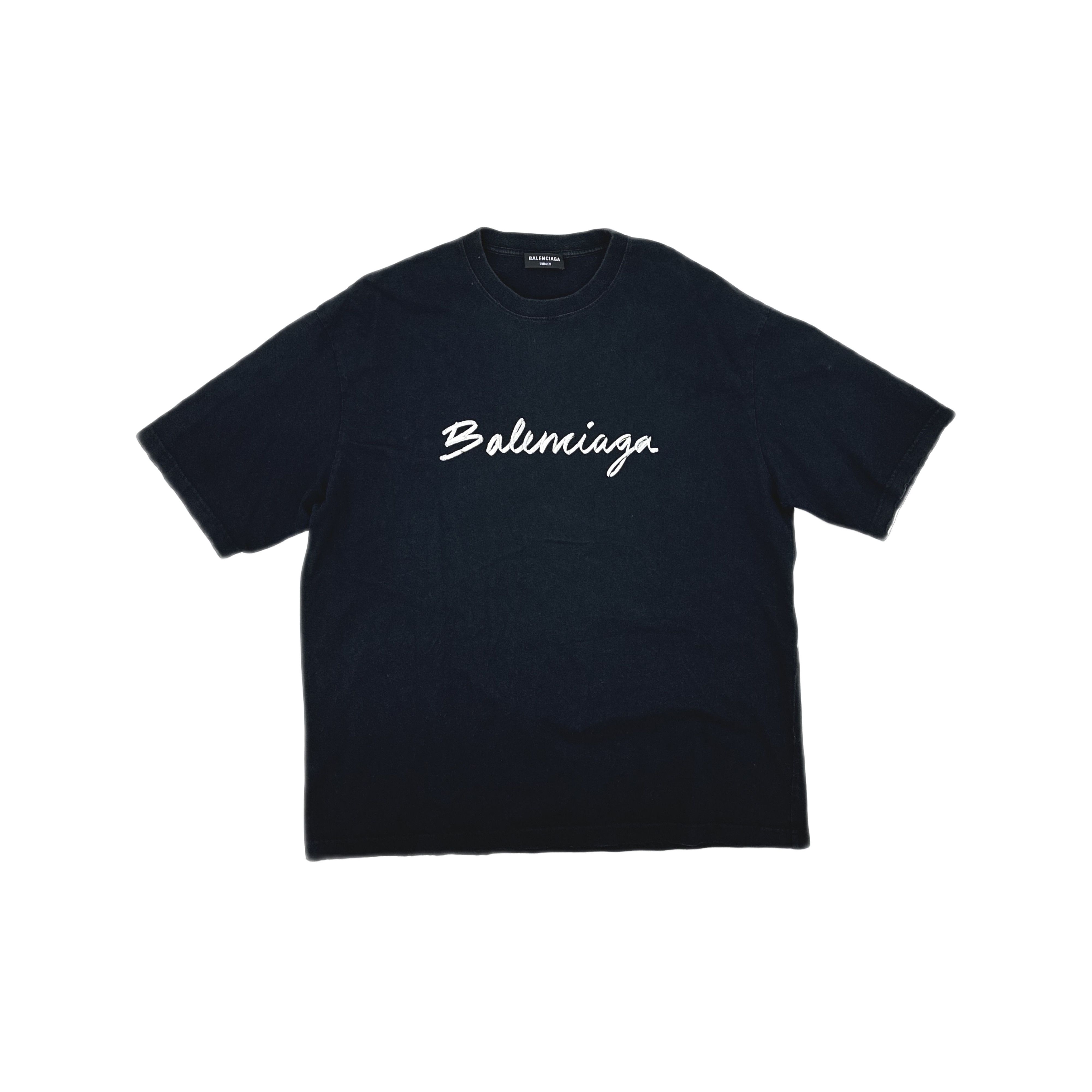 Balenciaga Balenciaga Handwriting Logo T-Shirt Size XL Size US XL / EU 56 / 4 - 1 Thumbnail