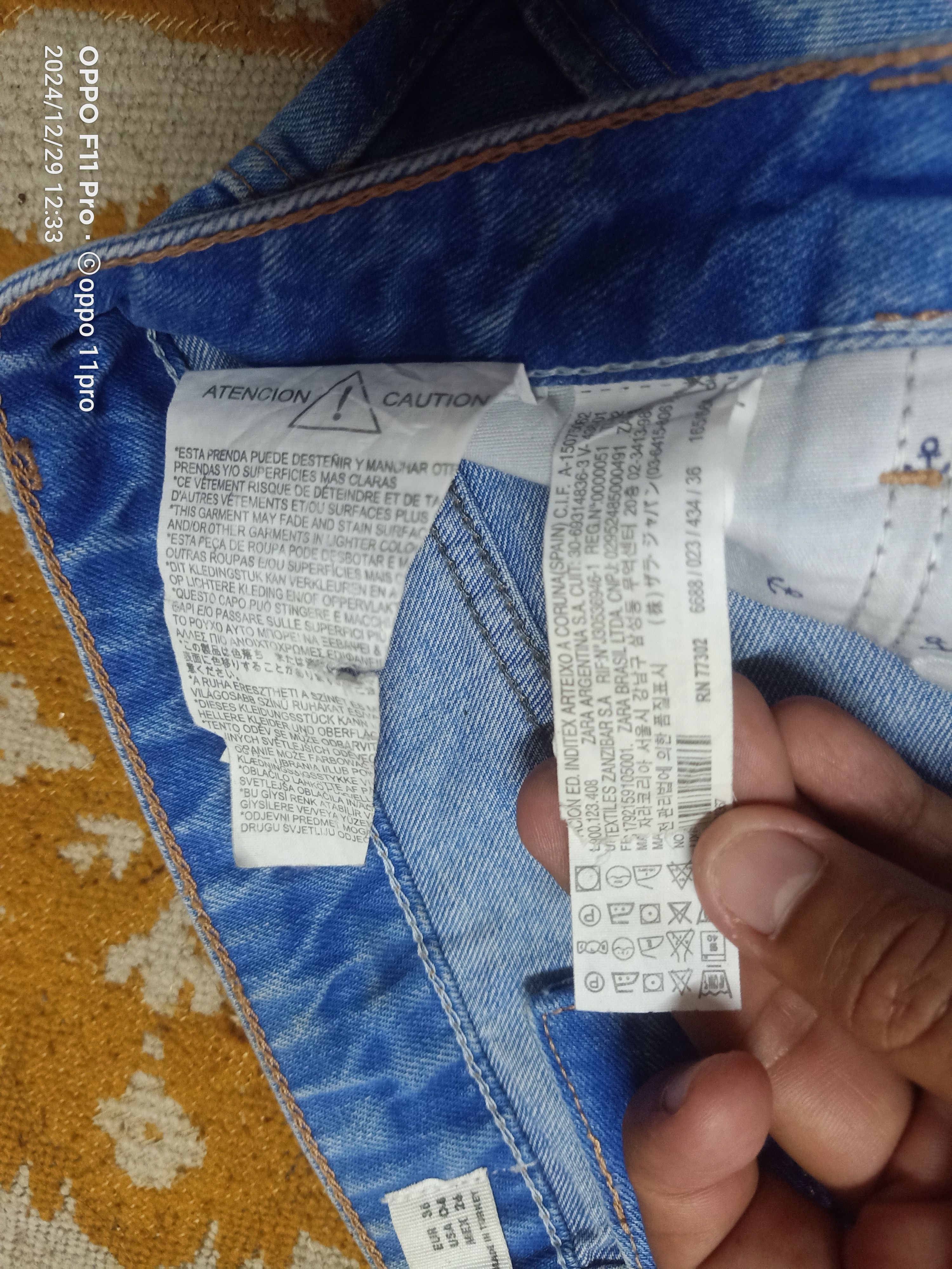 Zara Zara Distressdenim Trafaluc Denim Size US 32 / EU 48 - 6 Thumbnail
