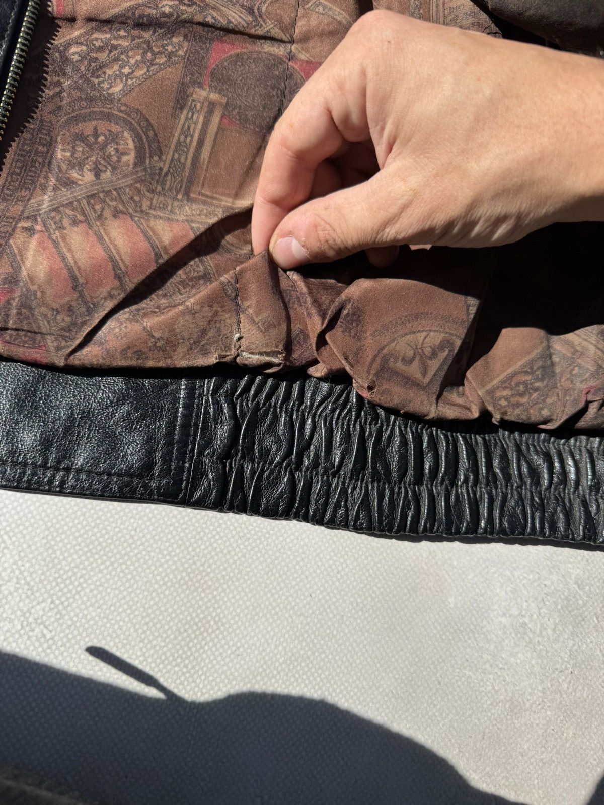 Leather Vintage Y2k Leather Jacket Size US M / EU 48-50 / 2 - 18 Thumbnail