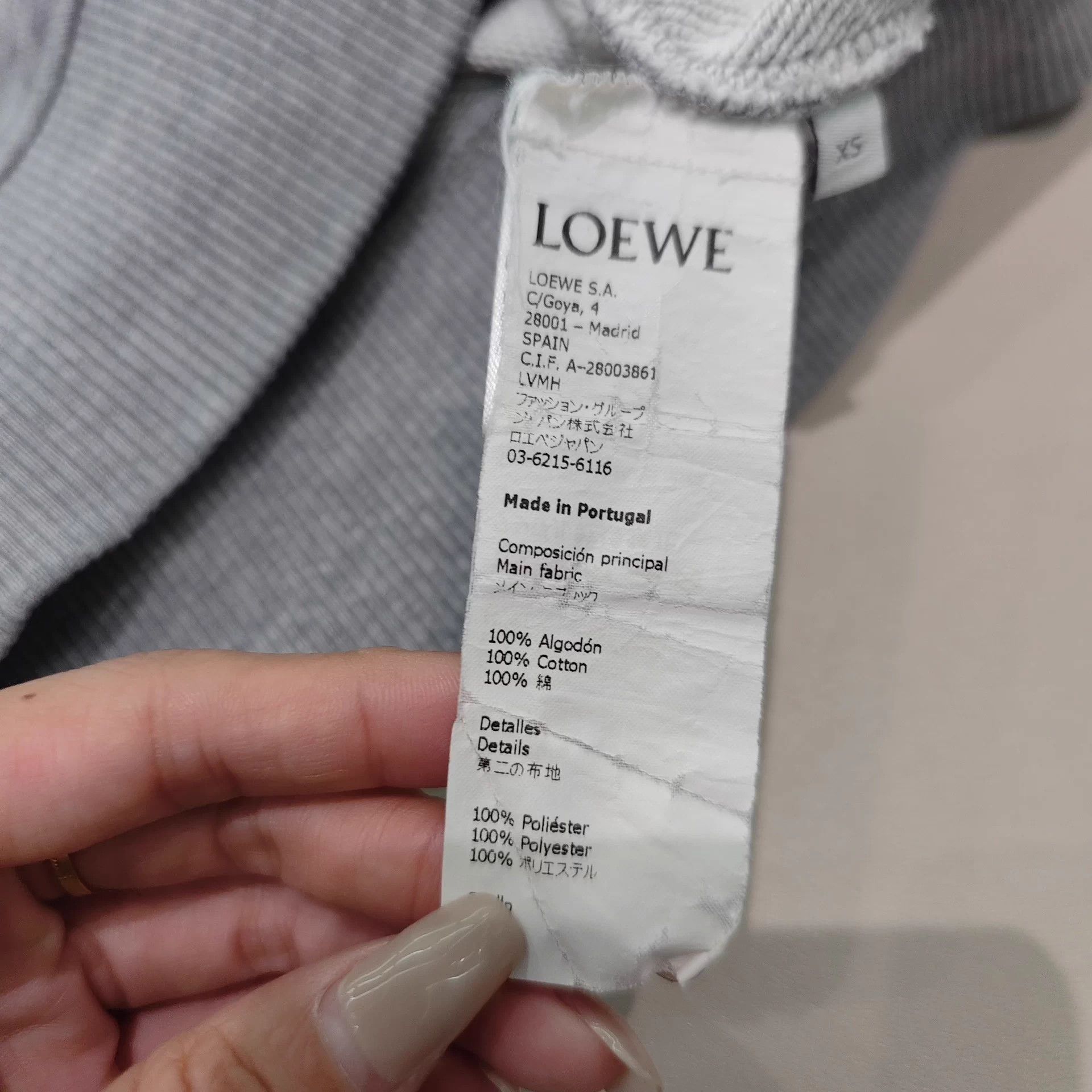 Loewe LOEWE Embroidered Oversized Hoodie XS 99 New Size XS / US 0-2 / IT 36-38 - 6 Thumbnail