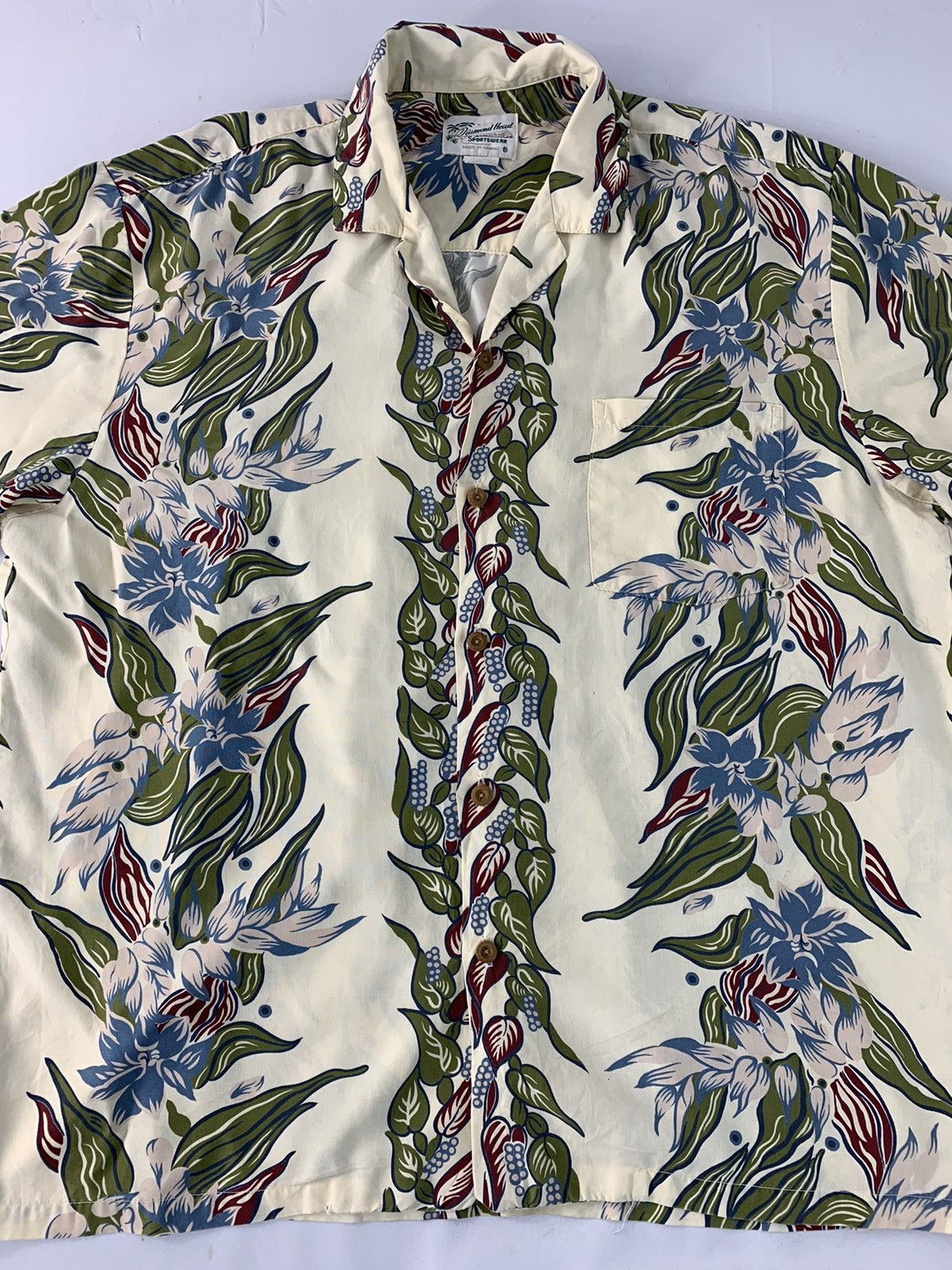 Sun Surf Vintage Diamond Head Sportswear Floral 100% Rayon Shirt Size US XL / EU 56 / 4 - 2 Thumbnail