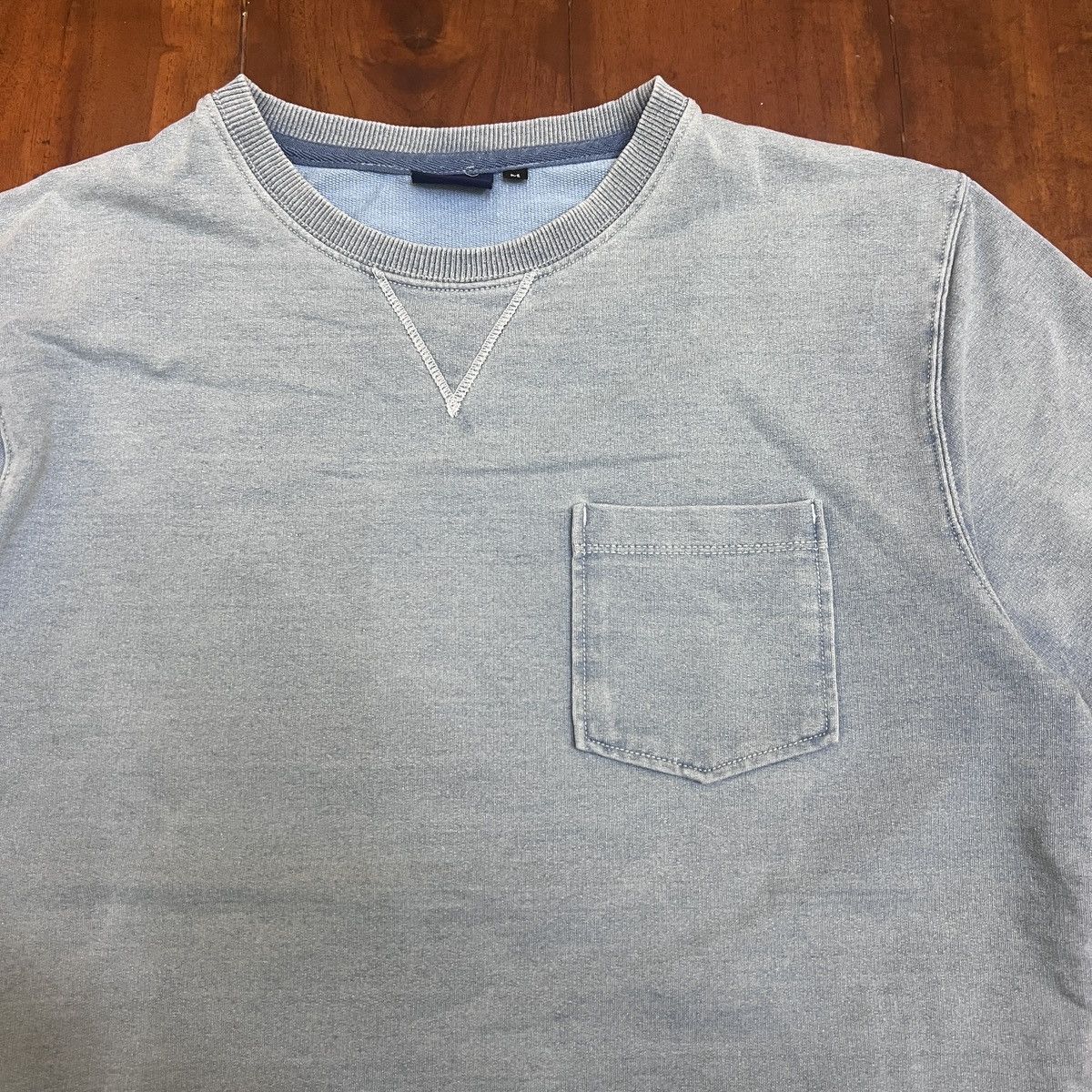 Japanese Brand Japanese Brand Plain Pocket Tee Alpine Size US M / EU 48-50 / 2 - 2 Thumbnail