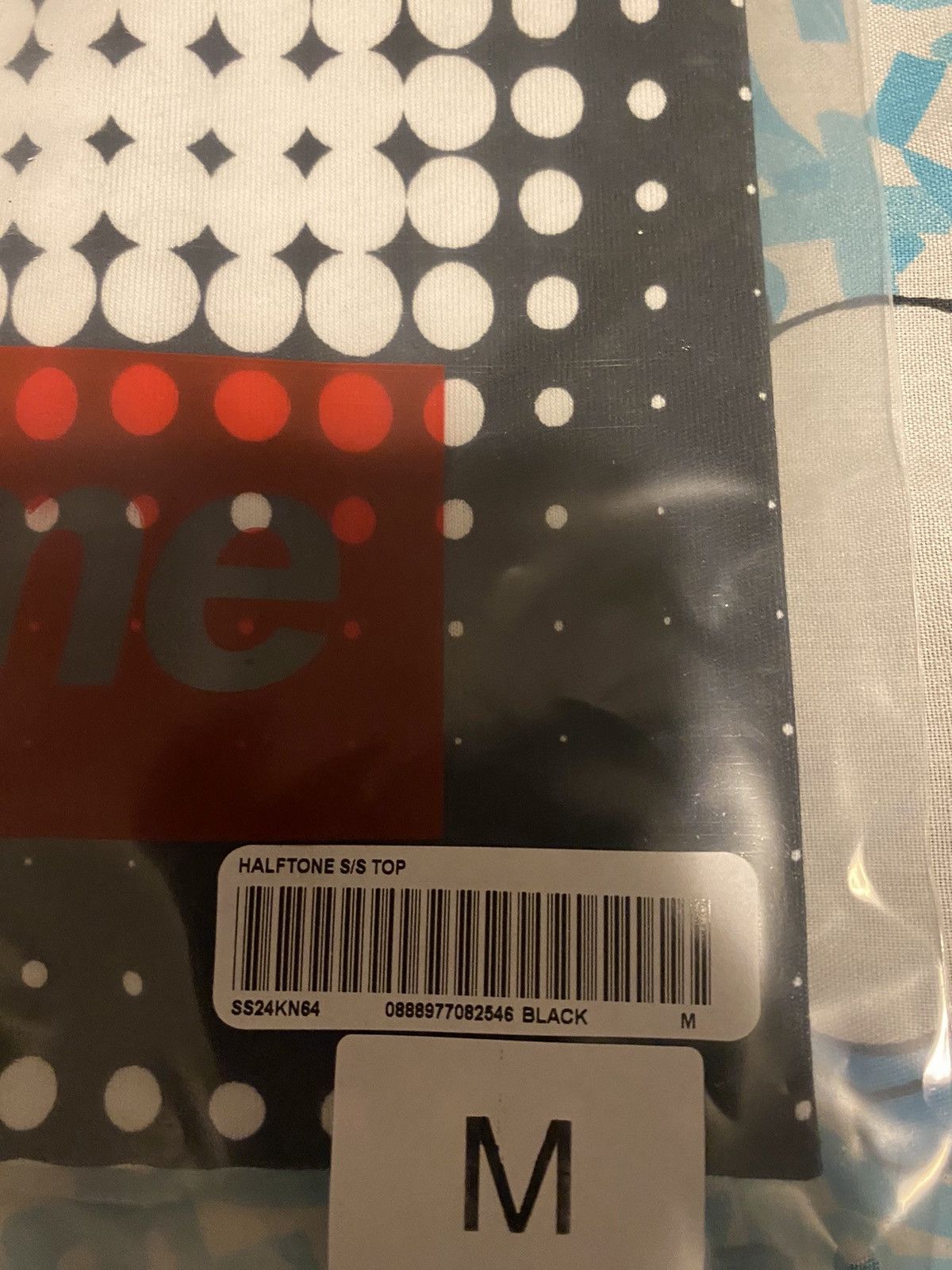 Supreme Supreme Halftone S/S Top Black Size Medium Size US M / EU 48-50 / 2 - 4 Thumbnail