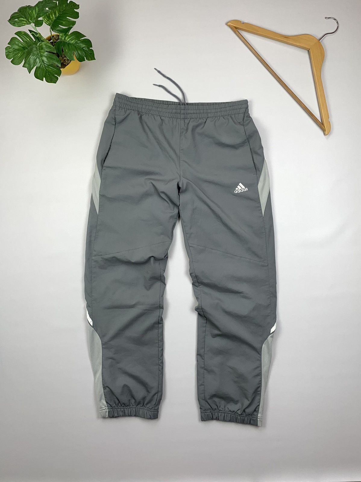 Adidas Adidas Vintage 2008 Gray Pants Mens Y2K Clima365 Size M Size US 31 - 4 Thumbnail