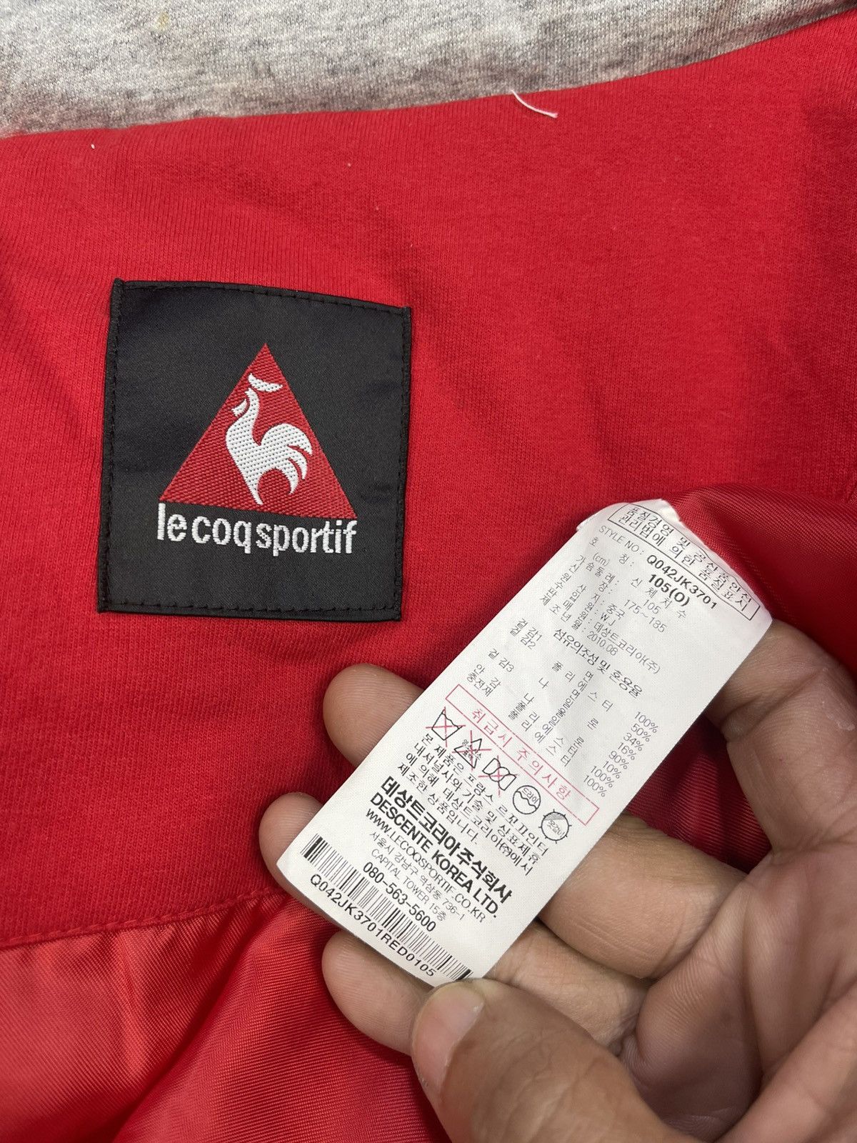 Le Coq Sportif Le Coq Sportif Back Hit Puffer Vest Size US L / EU 52-54 / 3 - 13 Thumbnail