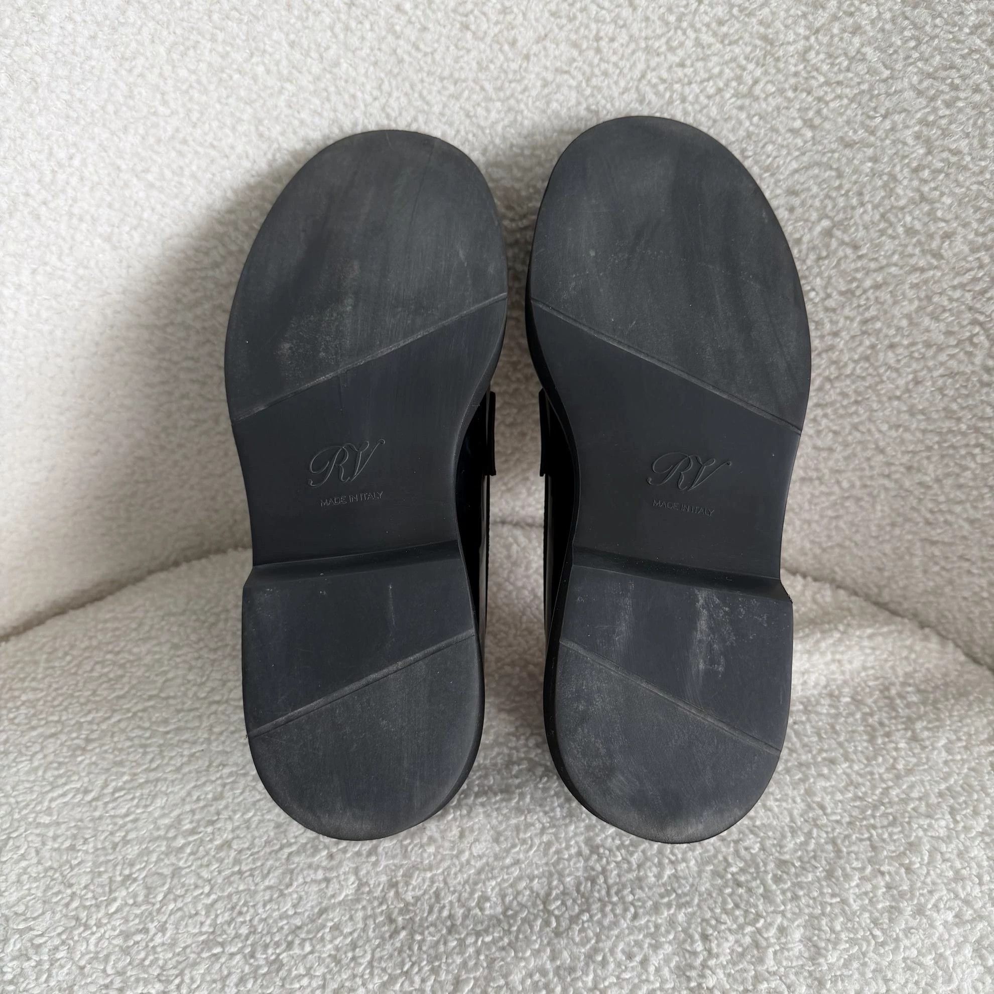 Roberto Cavalli Roger Vivier Black Loafer 37 8144 Size US 6.5 / IT 36.5 - 7 Thumbnail