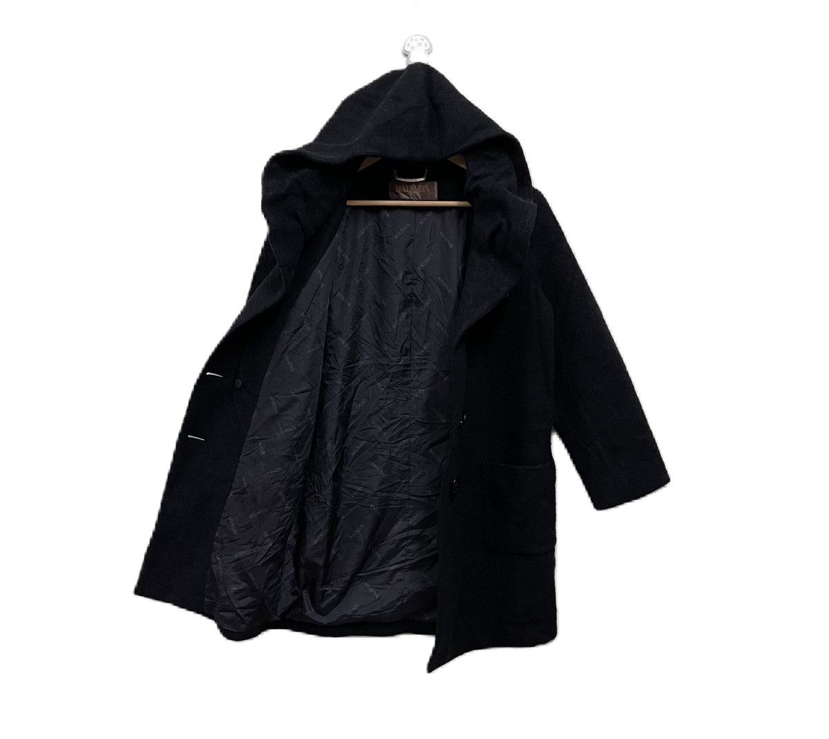 Balmain Vintage Balmain Paris Hoodie Wool Coat Jacket Size US L / EU 52-54 / 3 - 2 Thumbnail
