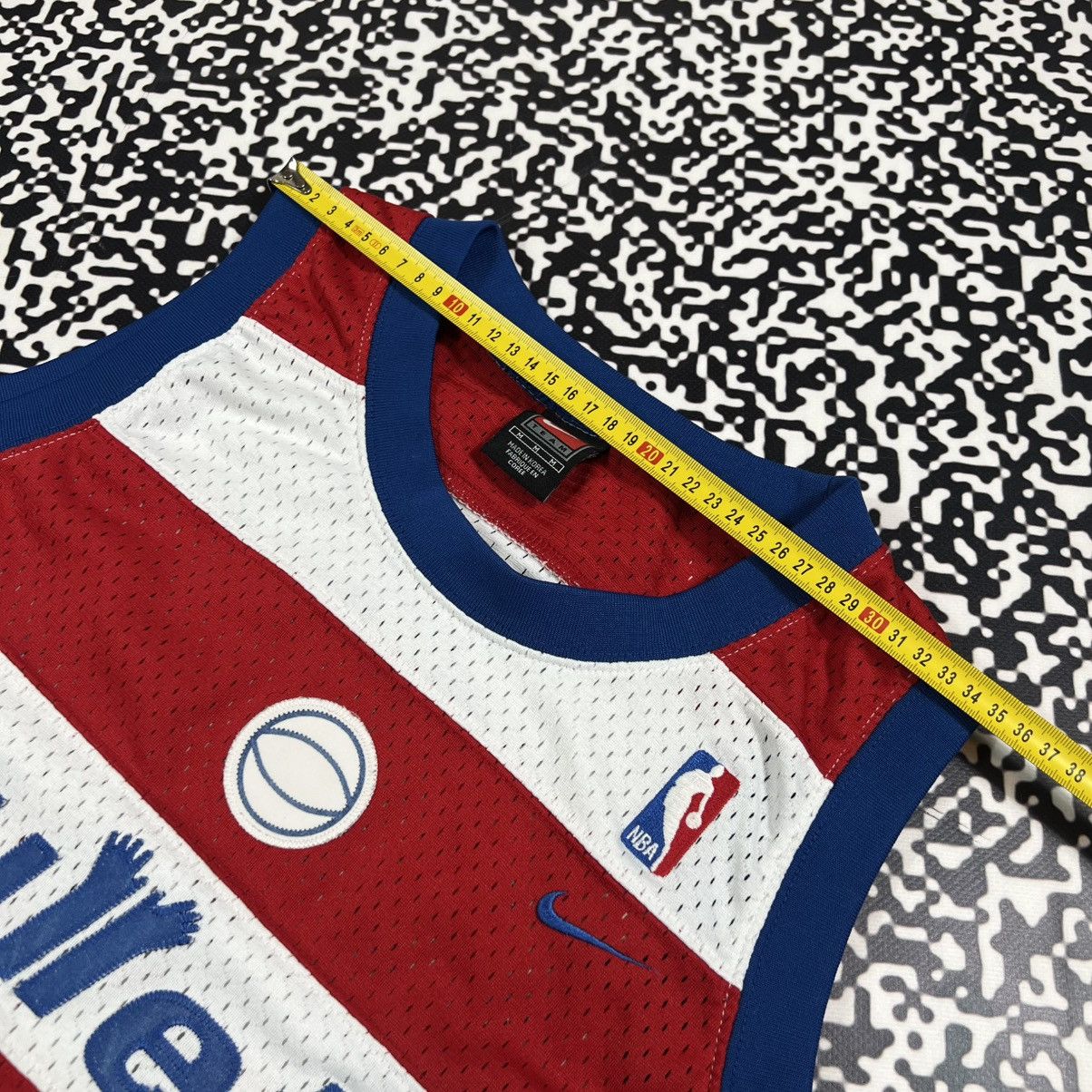Nike Vintage 90s Nike 23 Jordan Washington Bullets NBA Jersey Size US M / EU 48-50 / 2 - 19 Thumbnail