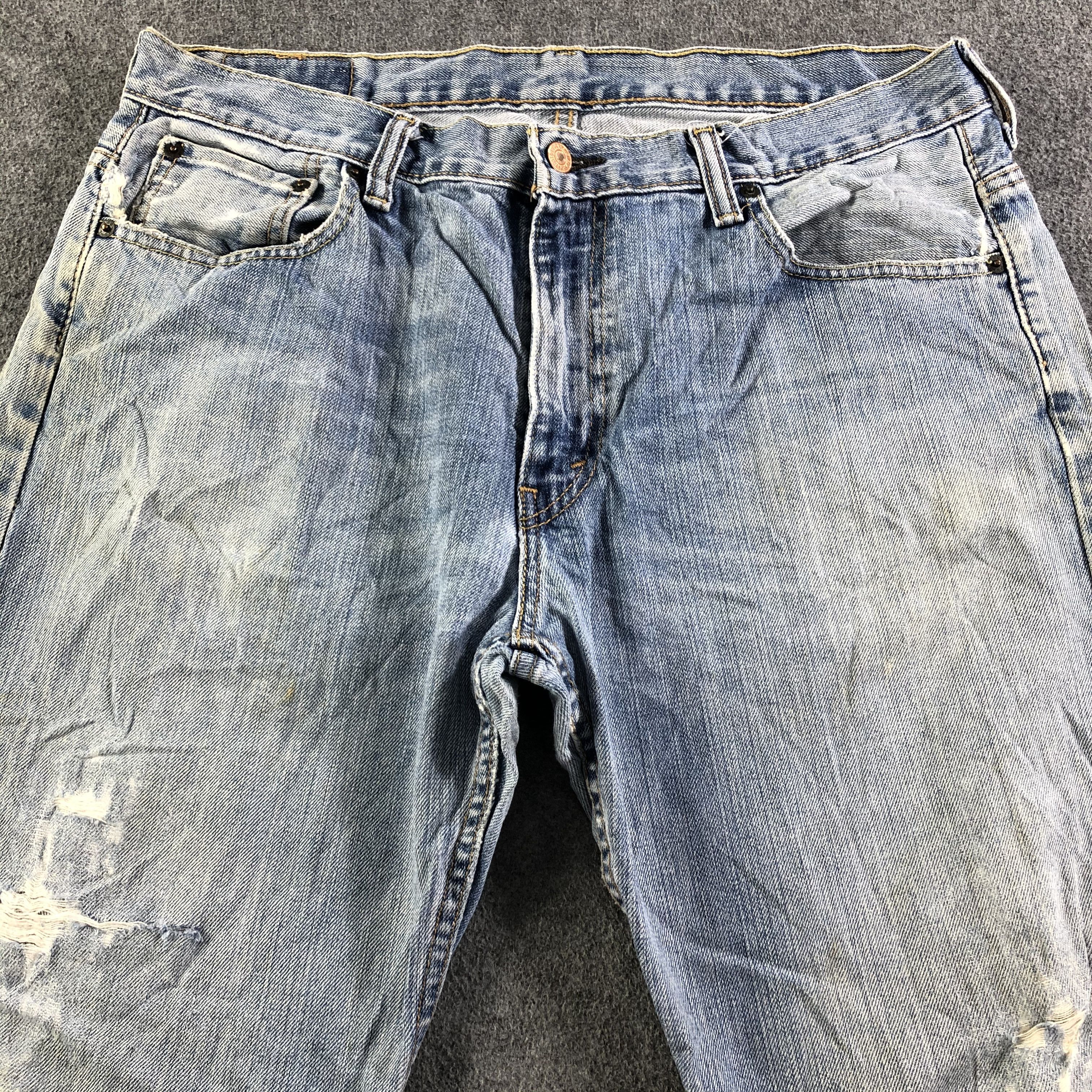 Levi's Vintage Blue Wash Levis 569 Jeans-J3308 Size US 36 / EU 52 - 3 Thumbnail