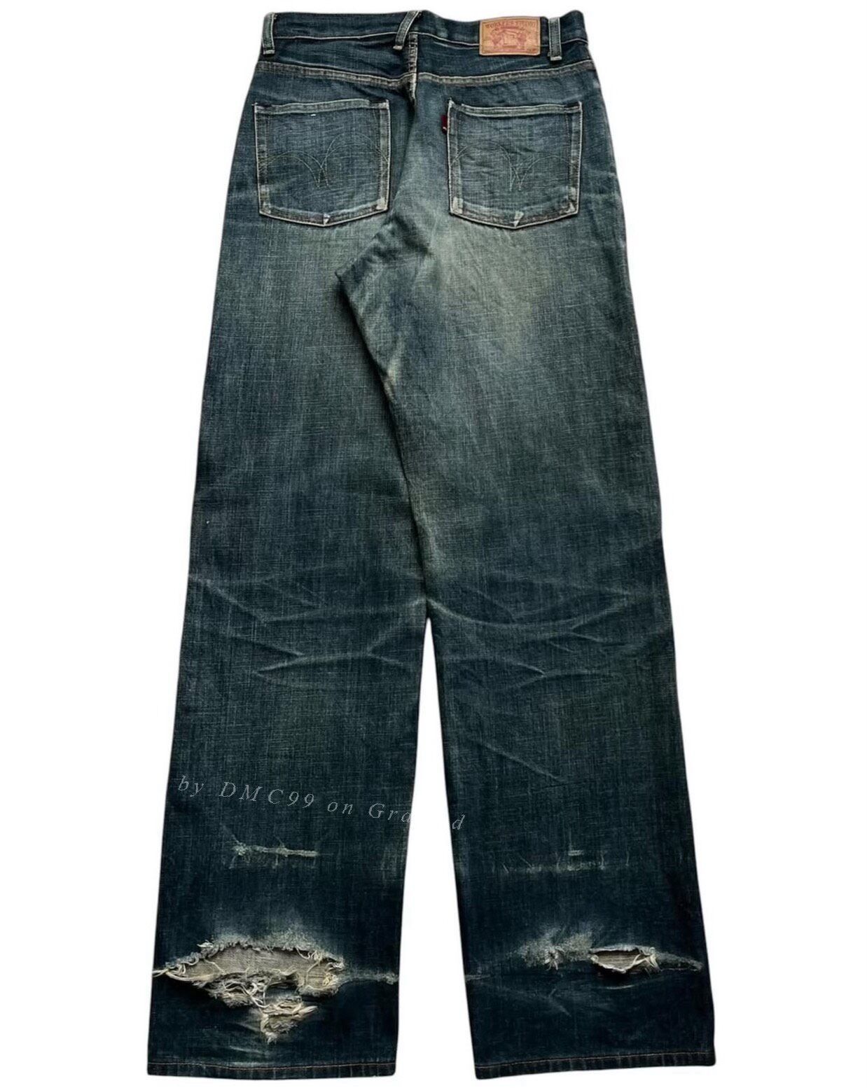Vintage 2000s Workers Studio Japan Selvedge Denim Pants Size US 30 / EU 46 - 1 Thumbnail