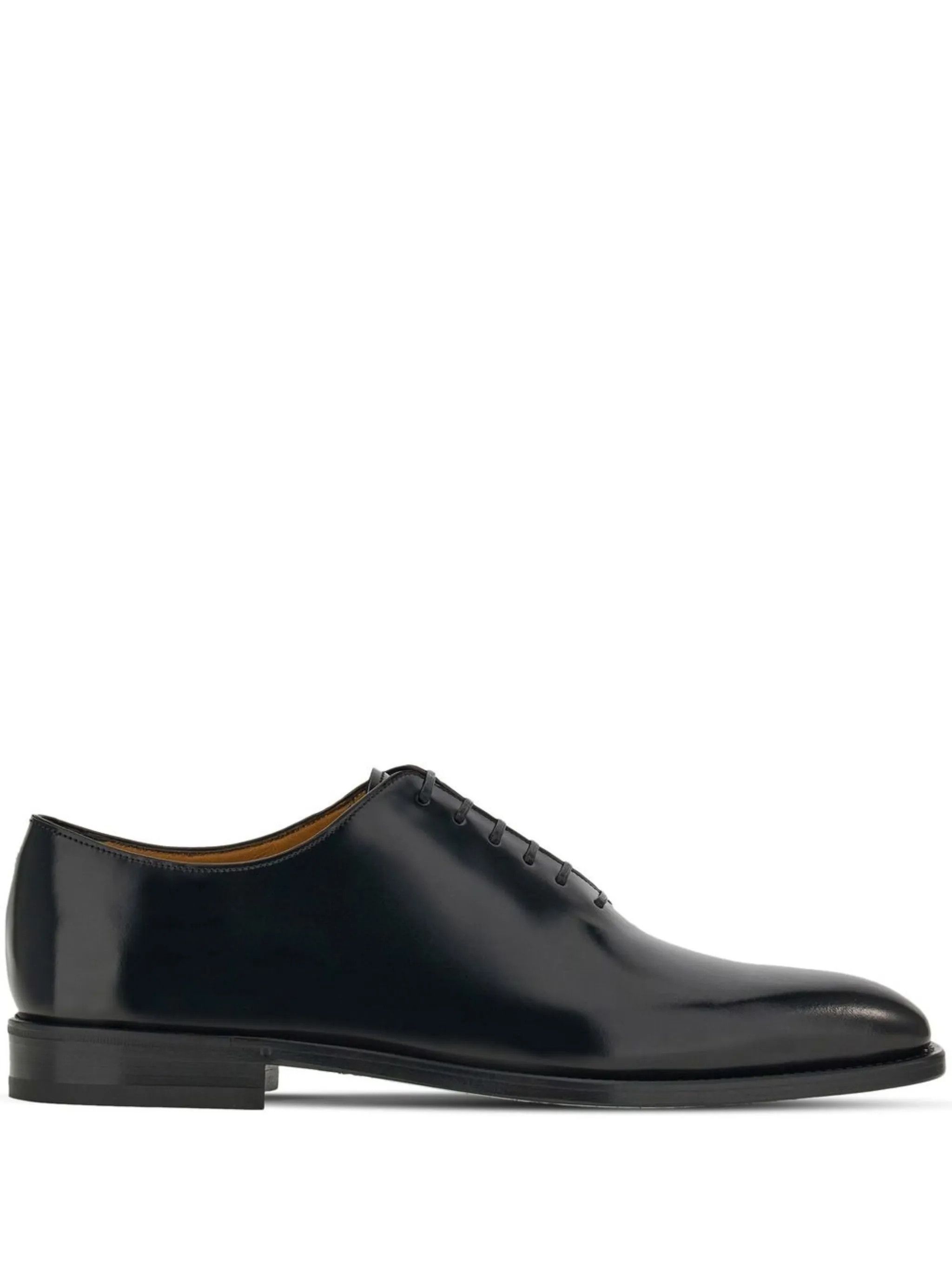 Salvatore Ferragamo o1s1rm0126 Calf Leather Oxford Shoes in Black Size US 11 / EU 44 - 1 Thumbnail