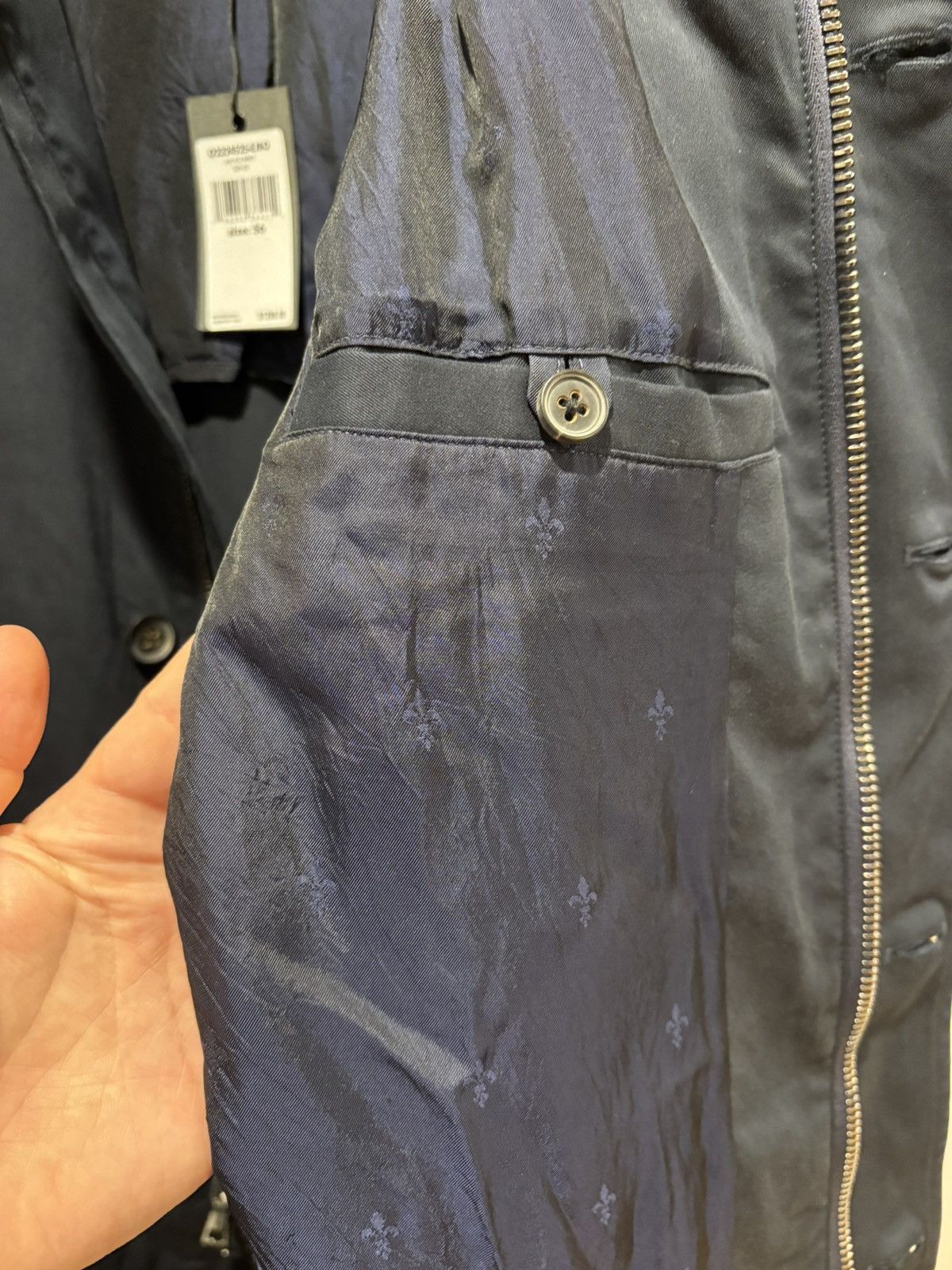 John Varvatos $1298 NWT John Varvatos Garvin Coat 48 Navy Blue Trench M Size US M / EU 48-50 / 2 - 11 Thumbnail