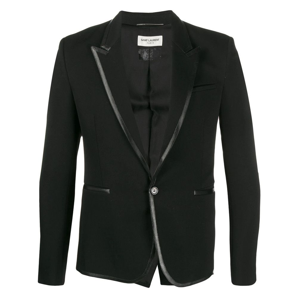 Saint Laurent Paris Saint Laurent BLACK Jackets - Blazers Size US XL / EU 56 / 4 - 1 Thumbnail