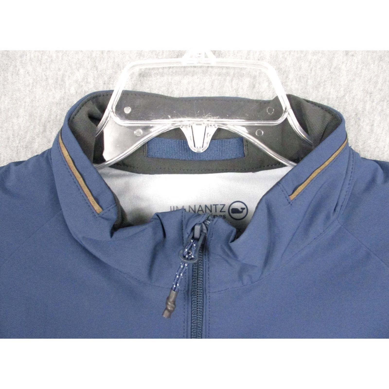 Vineyard Vines Vineyard Vines Jim Nantz by Vineyard Vines Mens Small Brenton Hotel Newport RI Blue Softshell Vest Zip Front Pockets Stand-Up Collar Golf Size US S / EU 44-46 / 1 - 3 Thumbnail