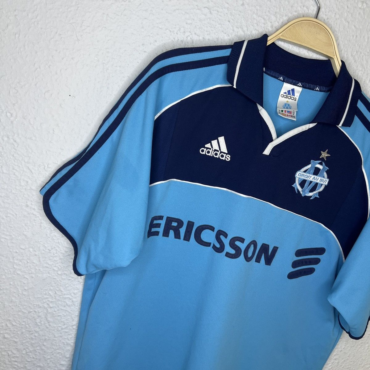 Adidas × Vintage Olympique Marseille 2000 2001 Adidas away football shirt Size US M / EU 48-50 / 2 - 2 Thumbnail