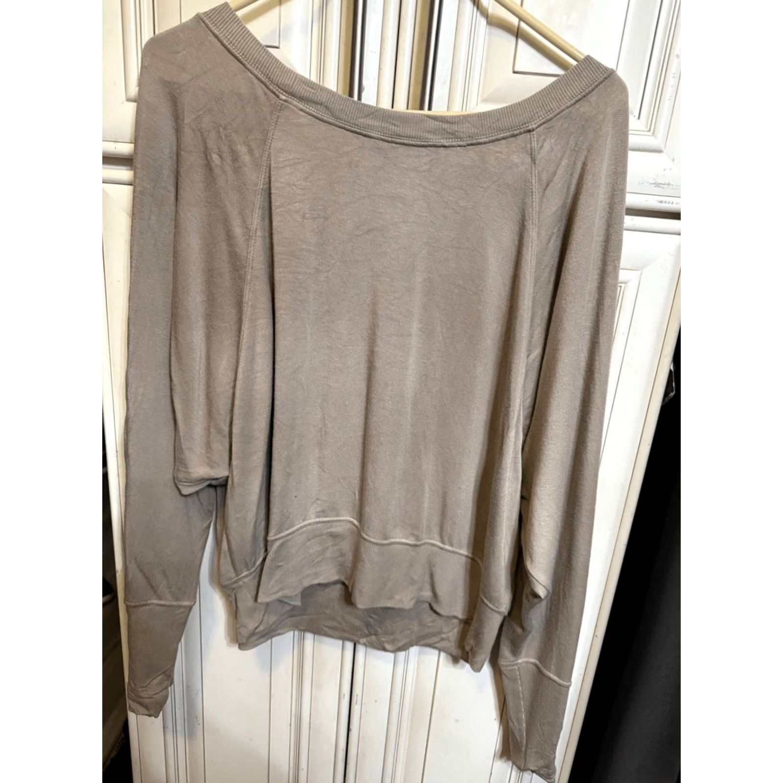 Splits59 Splits59 Women's Indy Dolman Sleeve Fleece Pullover Sweatshirt Tan Large Size L / US 10 / IT 46 - 5 Thumbnail