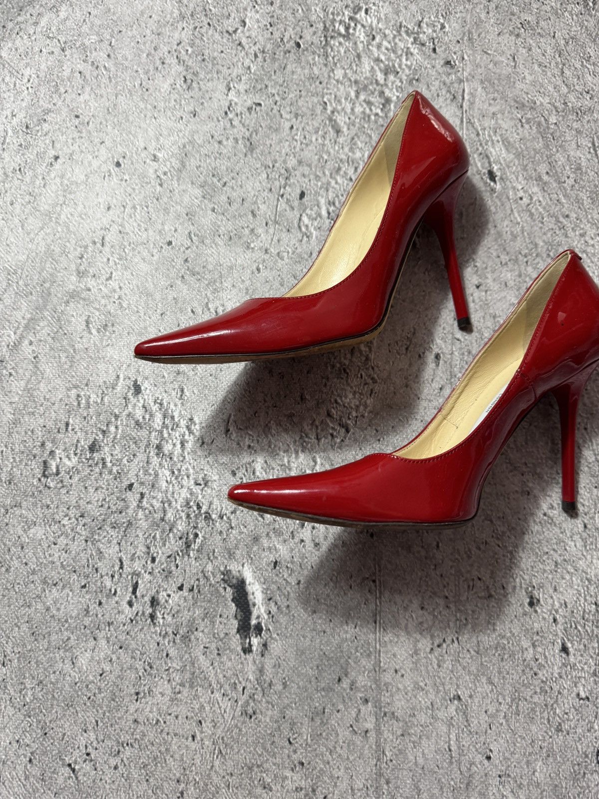 Jimmy Choo Jimmy Choo Red Patent Leather Pointed Toe Pumps Size 36 Size US 6 / IT 36 - 2 Thumbnail