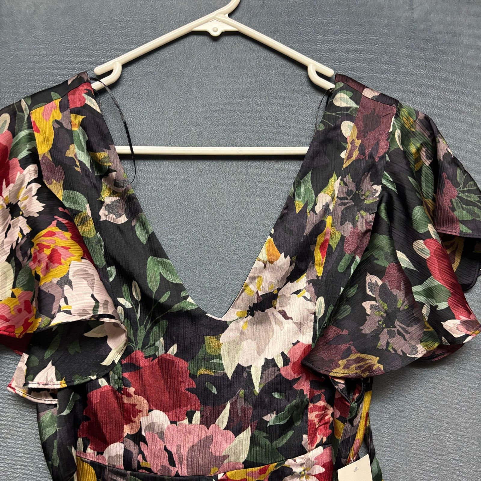 Zara Zara Basic Floral Jumpsuit Boho Cottage New Ruffle Sleeve Size 28" / US 6 / IT 42 - 9 Thumbnail