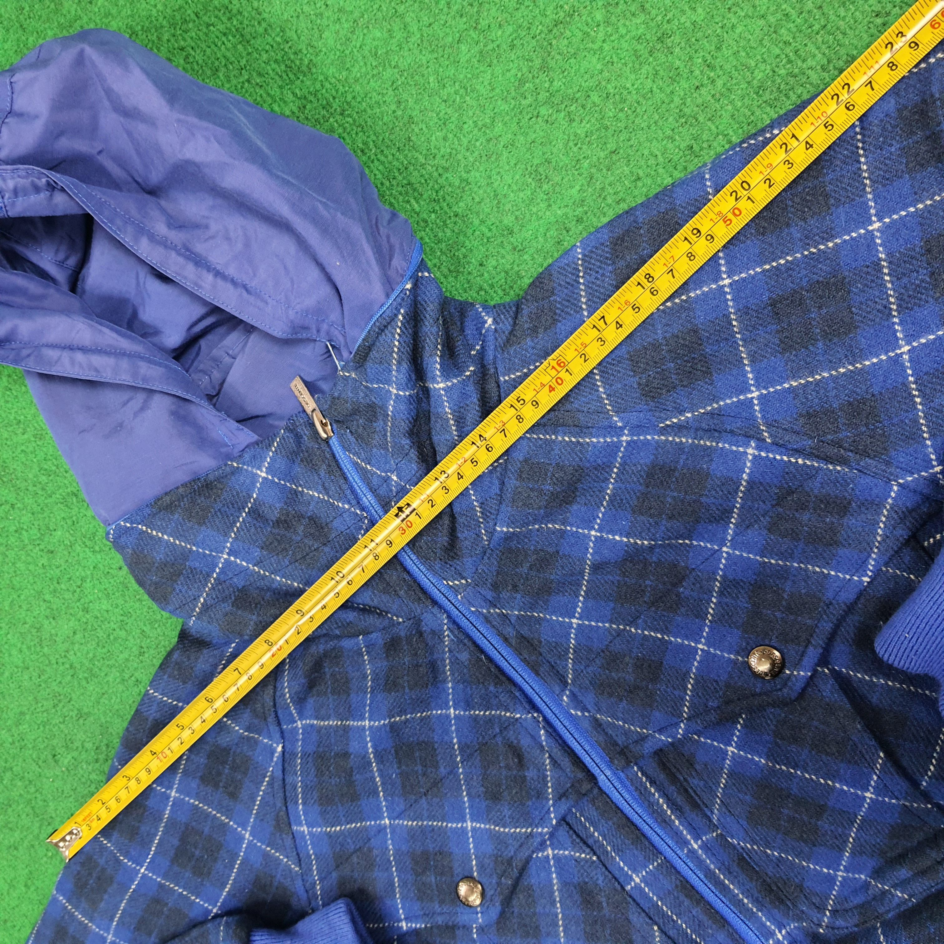 Descente Vintage 90s Descente Reversible Flannel Custom Skull C281N4 Size US M / EU 48-50 / 2 - 17 Thumbnail