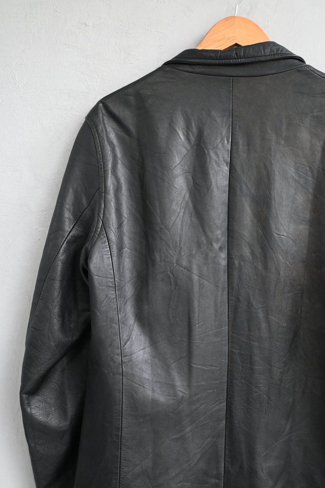 Yohji Yamamoto Yohji Yamamoto Pour Homme AW1997 leather overcoat Size US M / EU 48-50 / 2 - 14 Thumbnail