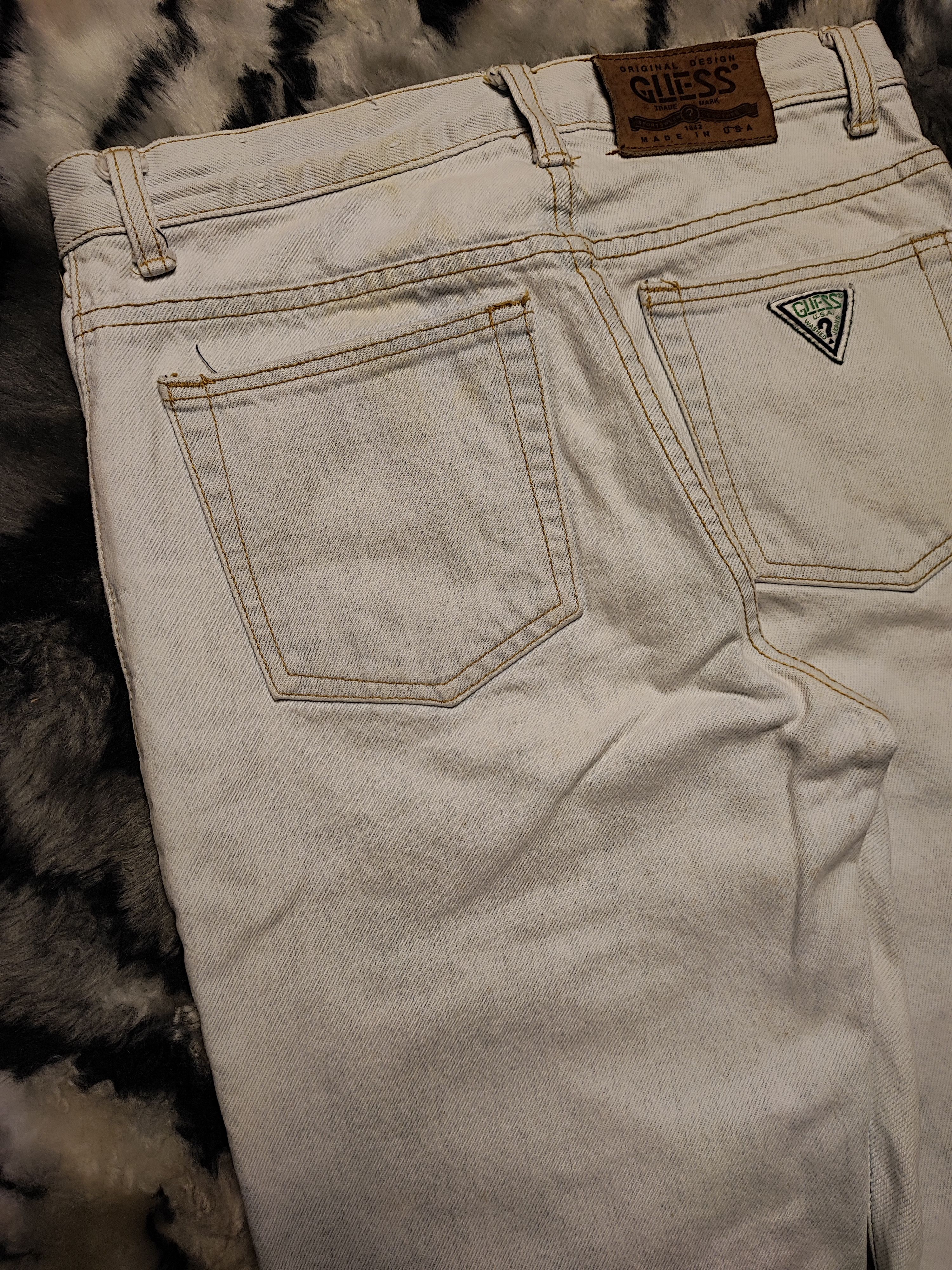Undercover Vintage 80s Guess Georges Marciano Jeans Made in USA 28x31 Size US 28 / EU 44 - 14 Thumbnail