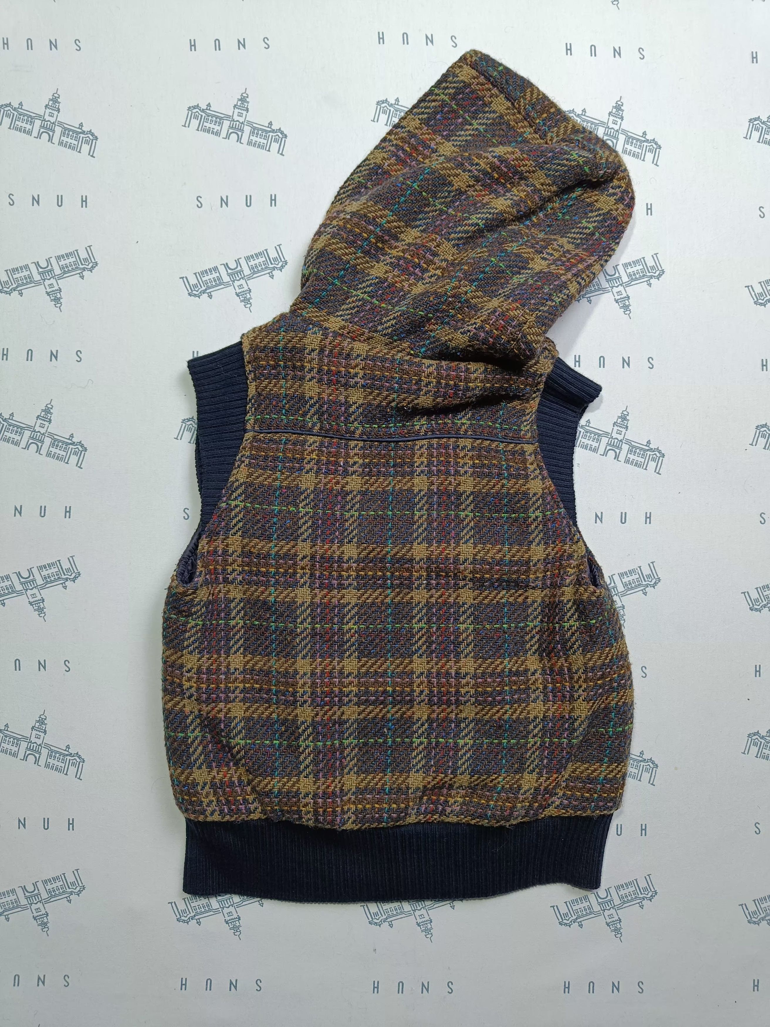 Zara Vintage ZARA Sleeveless Hoodie Coloured Knit Jacket Size US S / EU 44-46 / 1 - 3 Thumbnail