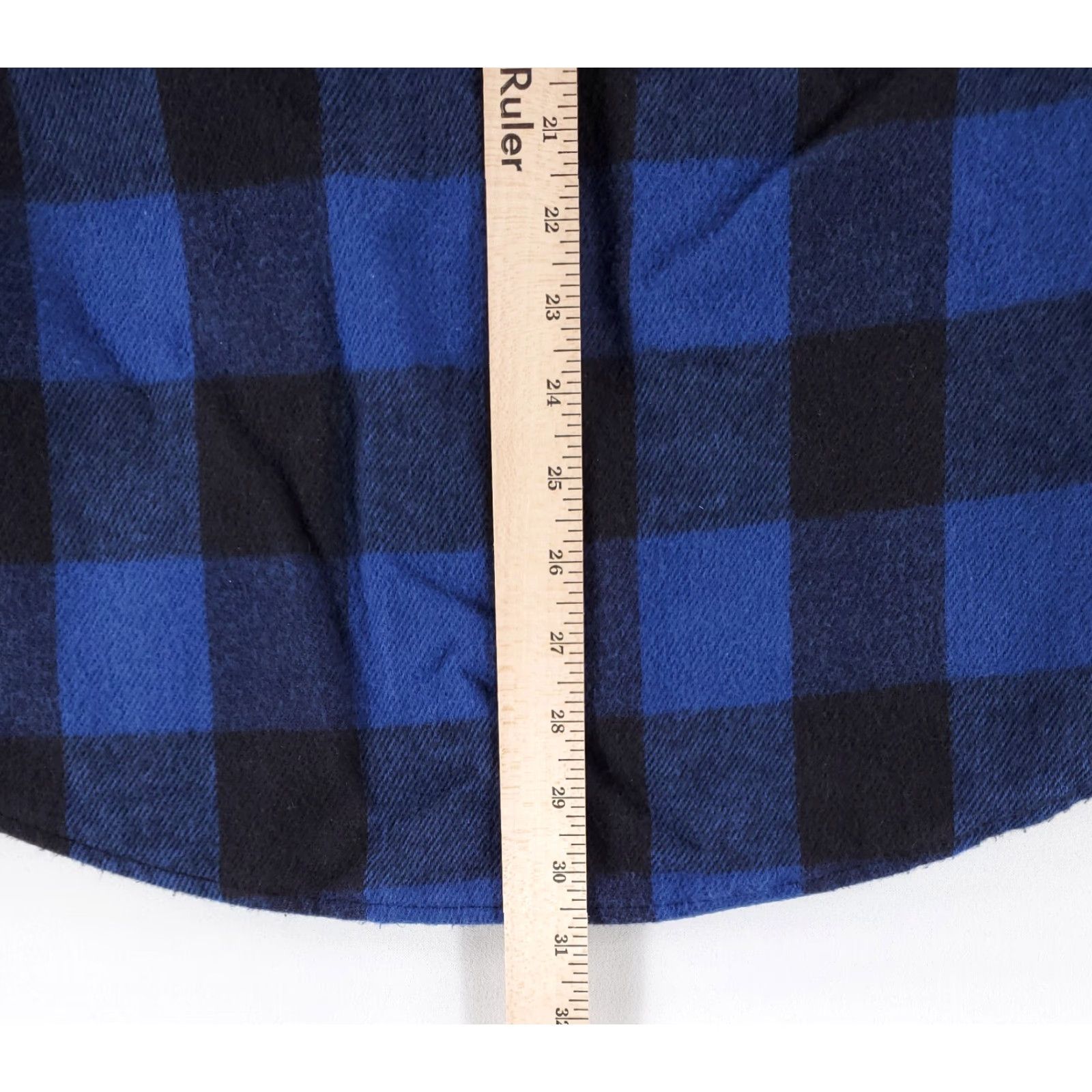 Vintage VINTAGE Private Property Quilted Flannel Shirt Plaid Blue Made USA Mens L Size US L / EU 52-54 / 3 - 6 Thumbnail