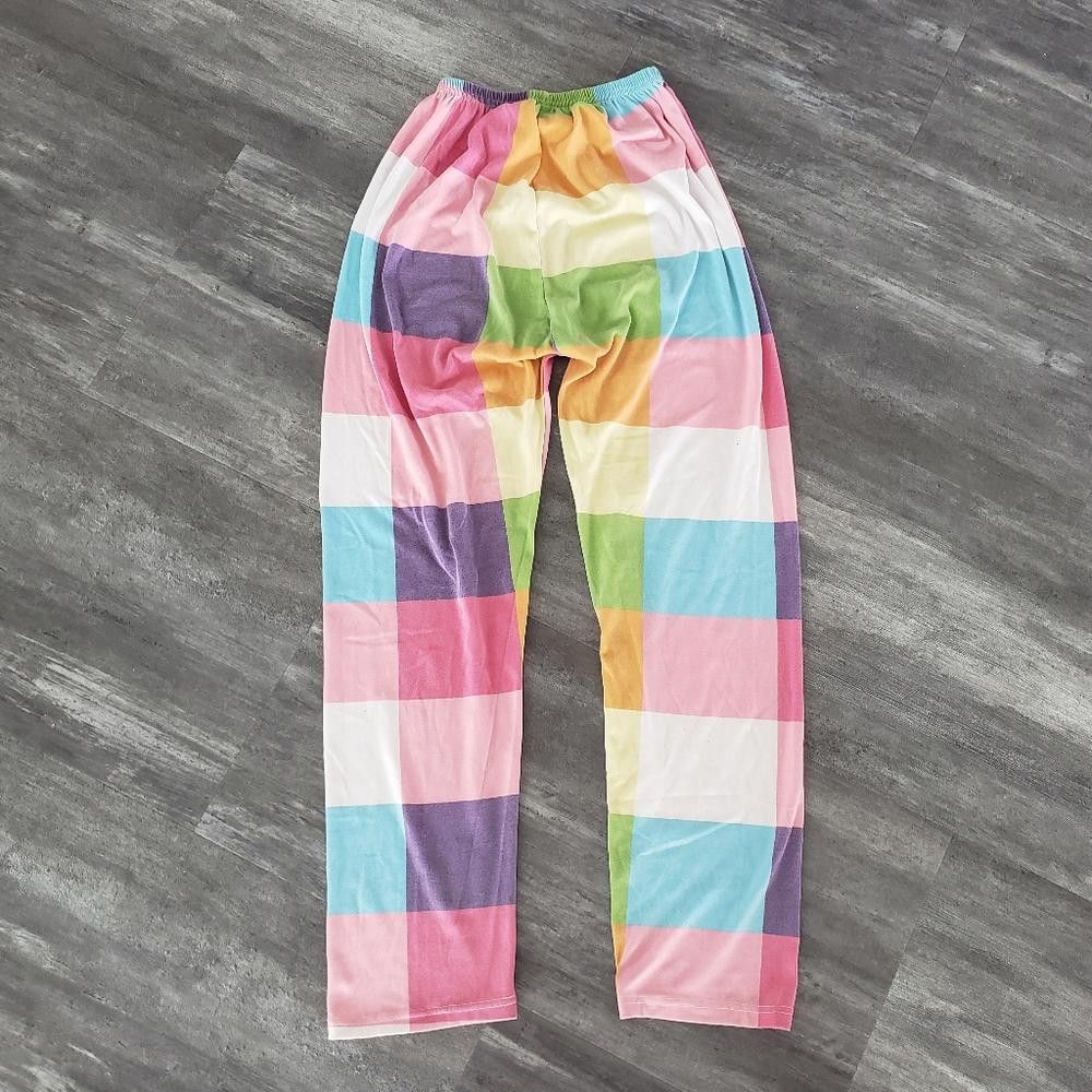 Shein Multicolored Colorblock SHEIN Lounge Bottoms Size 26" / US 2 / IT 38 - 2 Thumbnail