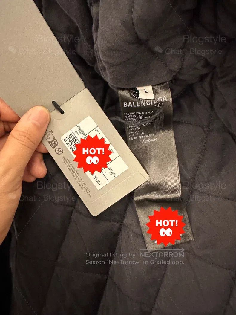 Balenciaga Balenciaga Carhartt Four-Pocket Distressed Hooded Jacket Size US S / EU 44-46 / 1 - 9 Thumbnail