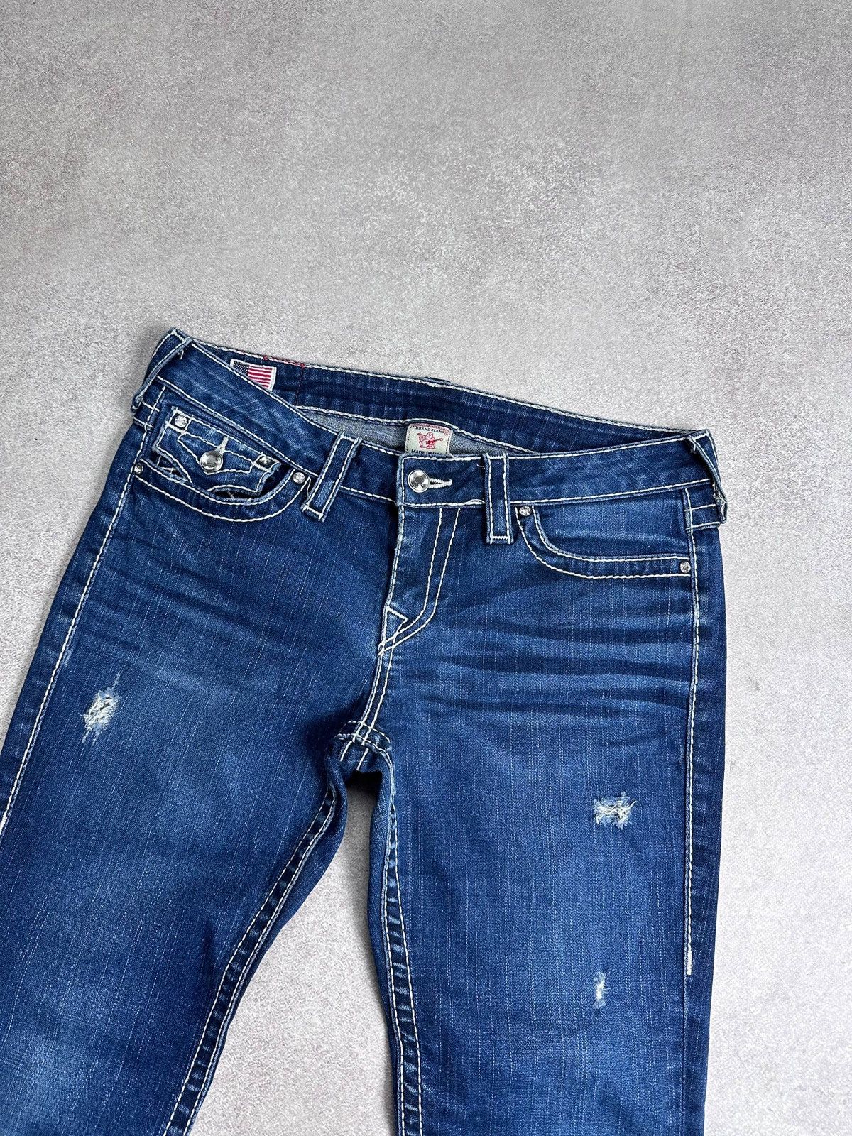 True Religion Vintage True Religion Big Stitch Y2K Jeans Pants 30 Size US 30 / EU 46 - 4 Thumbnail