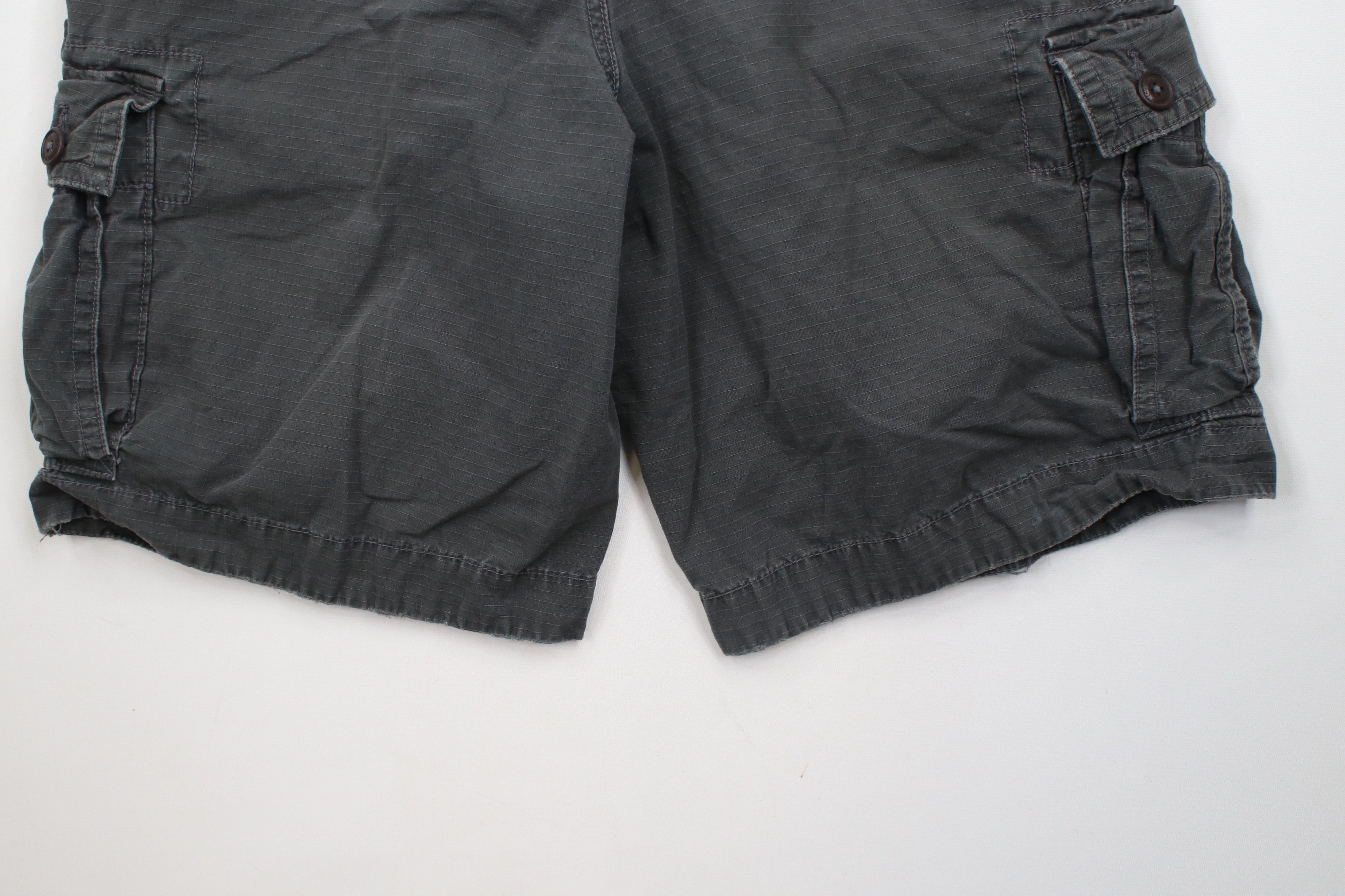 American Eagle Outfitters × Vintage Vintage Y2K American Eagle Outfitters Ripstop Cargo Shorts Size US 34 / EU 50 - 13 Thumbnail