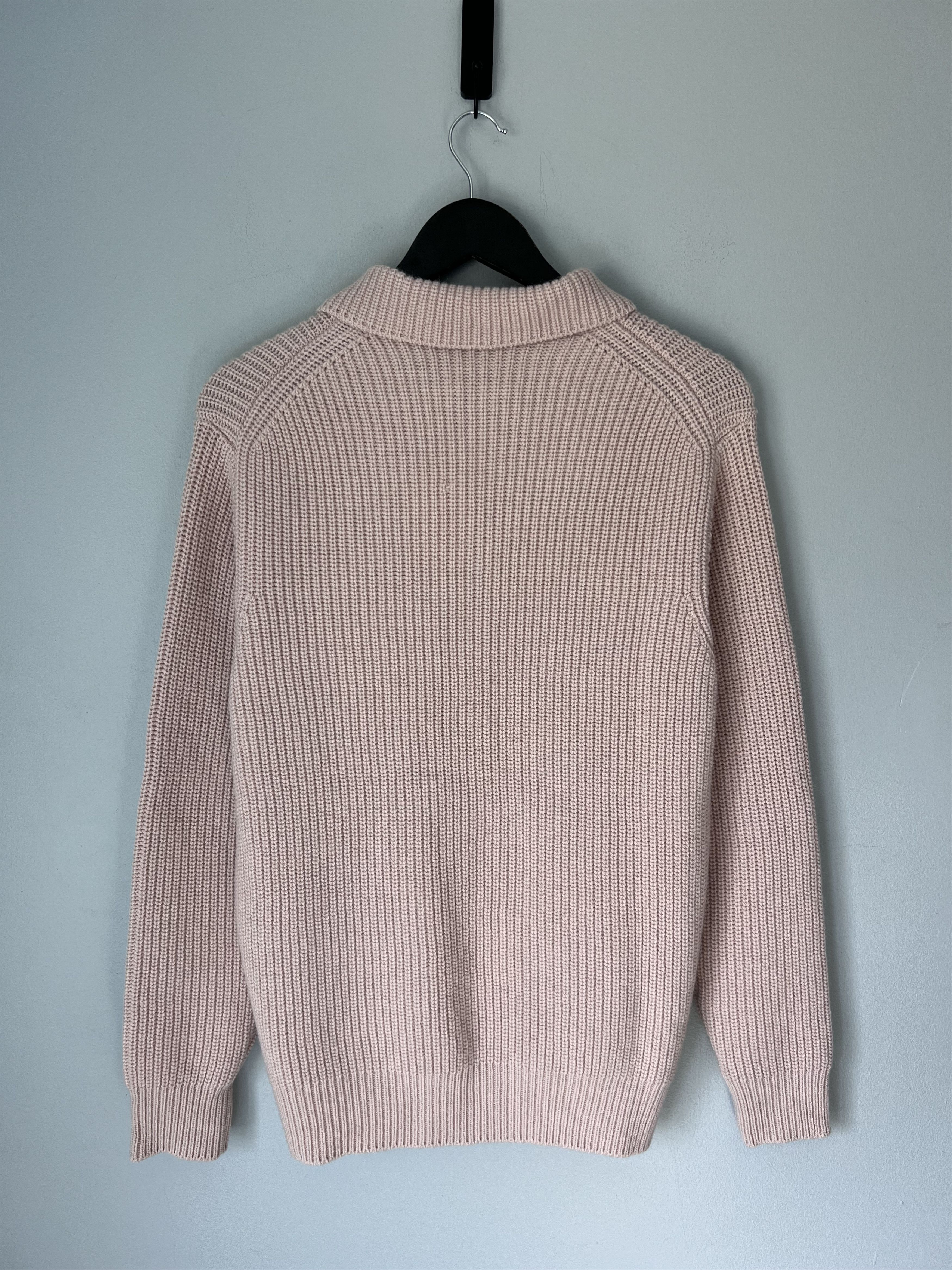 Aime Leon Dore × Drake's Aime Leon Dore Drake's Integral Collar Sweater in Pink Size US M / EU 48-50 / 2 - 4 Thumbnail