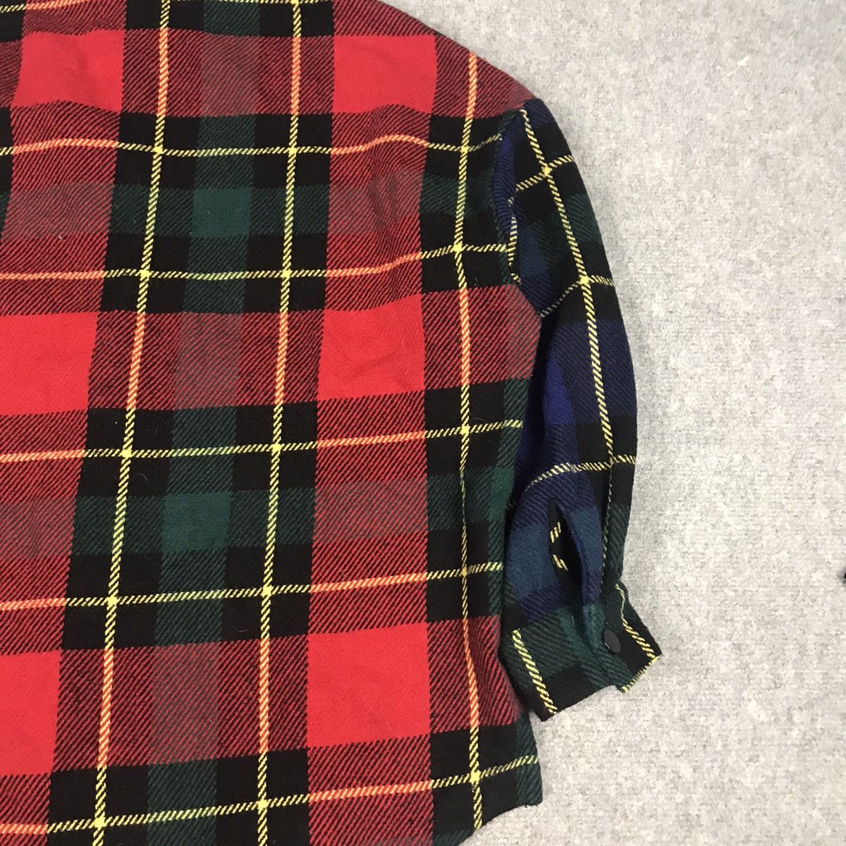 Designer × Flannel × Japanese Brand DESIGN FLANNEL SNAP BUTTON JACKET Size US M / EU 48-50 / 2 - 12 Thumbnail