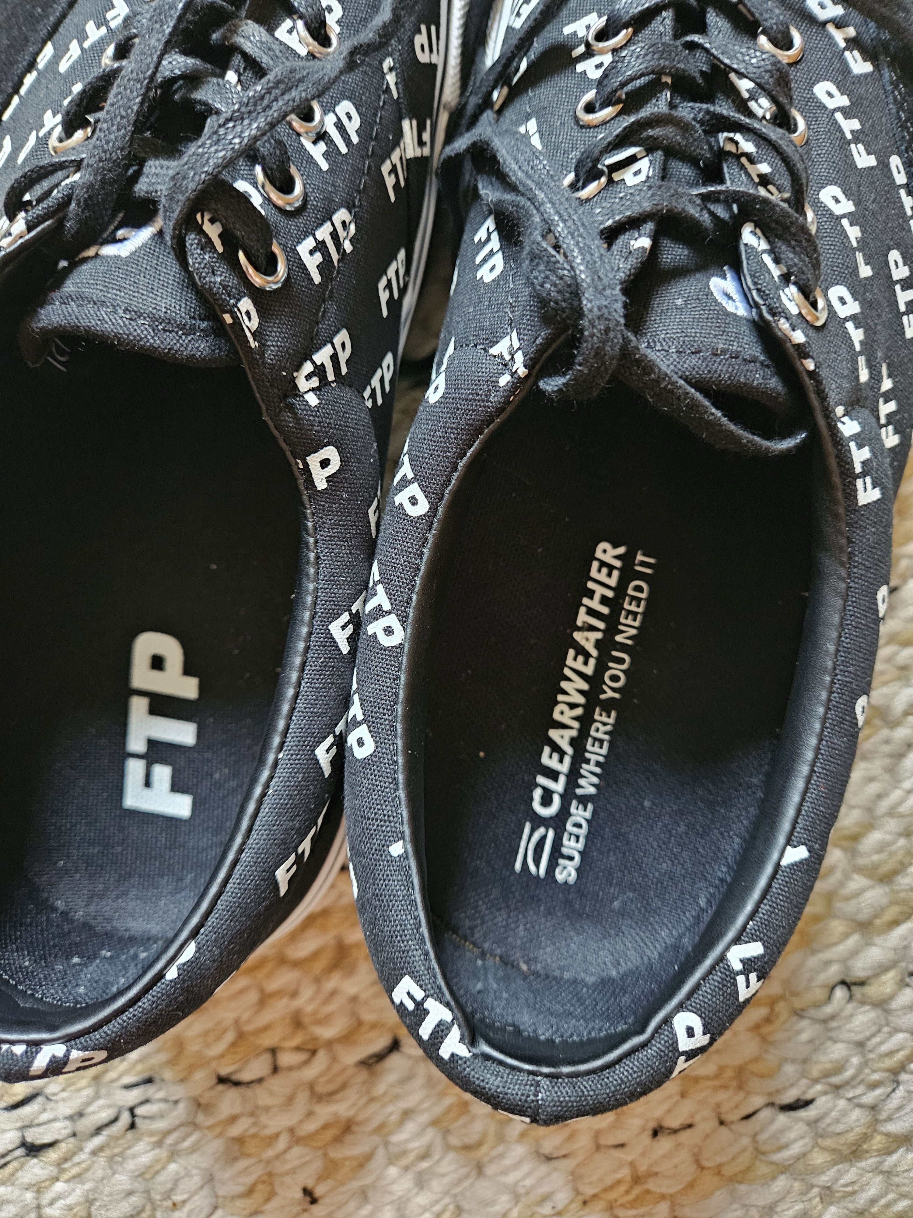 ClearWeather × Fuck The Population FTP x Clearweather Donny (All Over Print) Skate Shoes Size US 10.5 / EU 43-44 - 4 Thumbnail