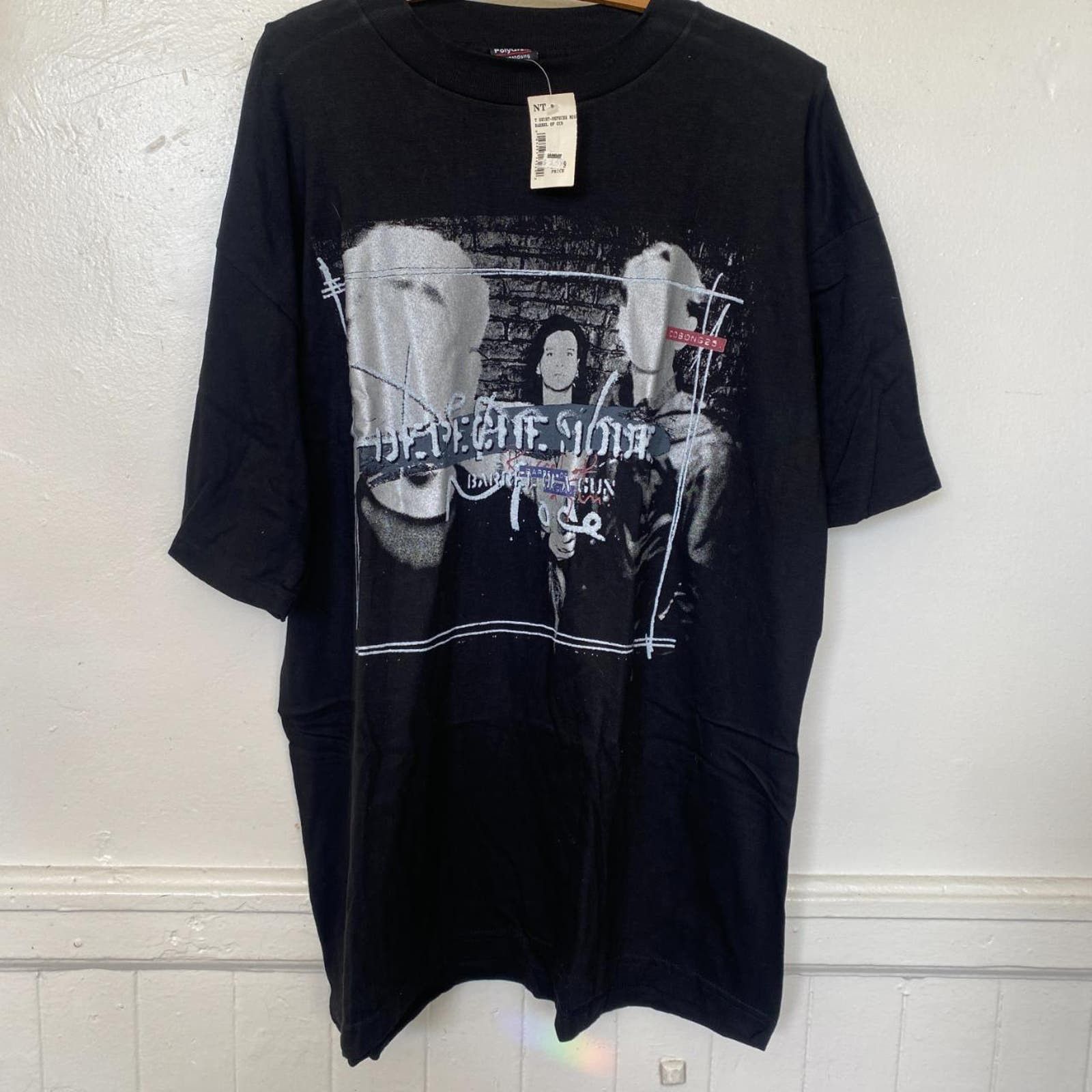 image of Vintage Official Deadstock 1997 Depeche Mode Barrel Gun in Black, Men's (Size XL)