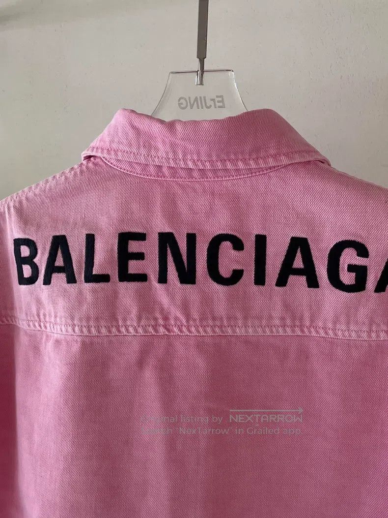 Balenciaga Balenciaga Back letter logo long-sleeve shirt Size XXS / US 00 / IT 34 - 4 Thumbnail