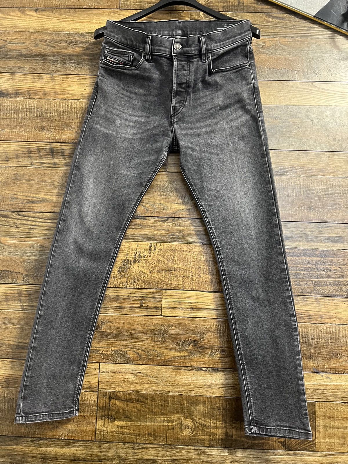 Diesel DIESEL Diesel D-Luster Grey Denim Jeans Slim Fit Stretch Size US 30 / EU 46 - 10 Thumbnail