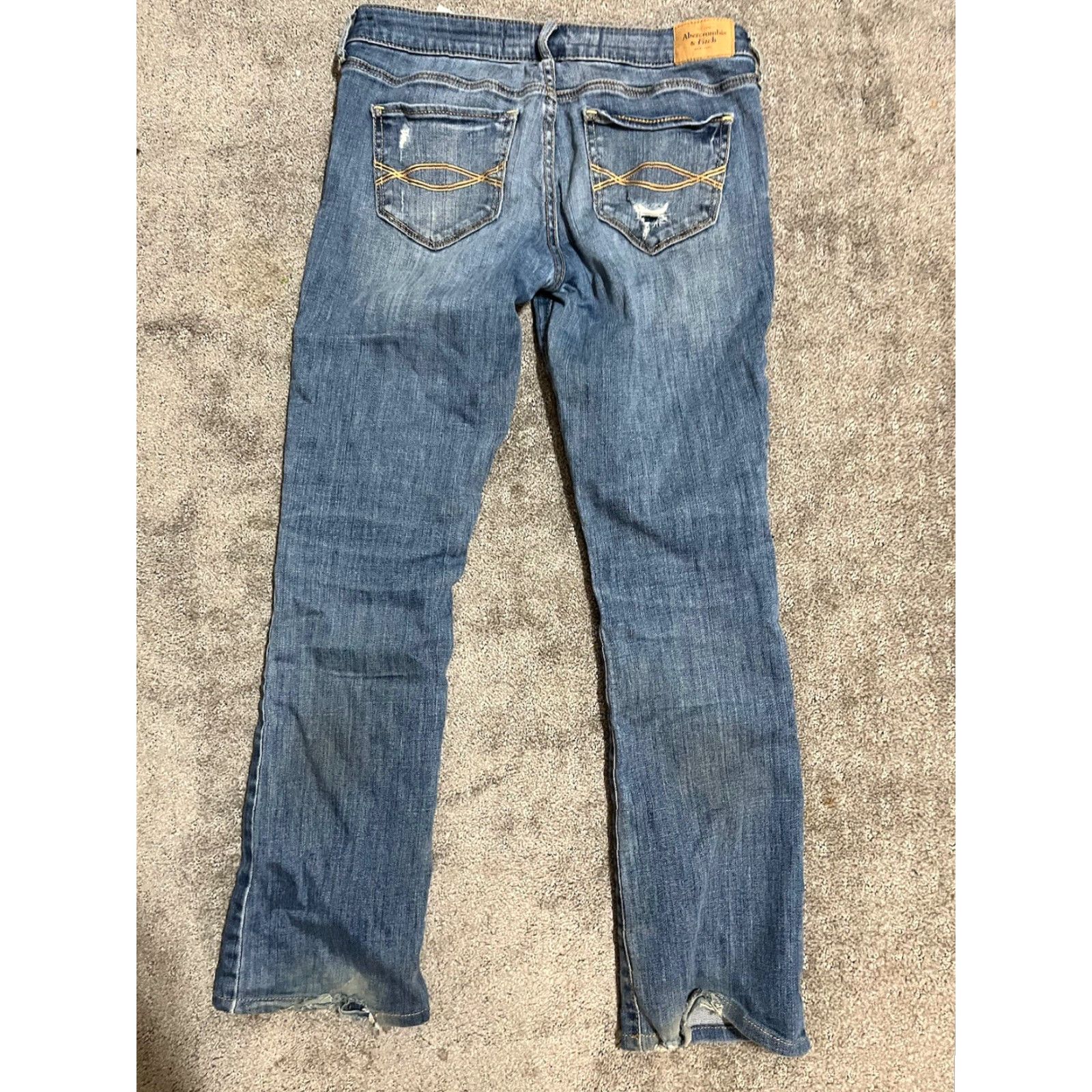 Abercrombie & Fitch Abercrombie & Fitch Jeans Womens Blue Size 26x26 | 2S Skinny Ankle Cotton Blend Size 26" / US 2 / IT 38 - 3 Thumbnail