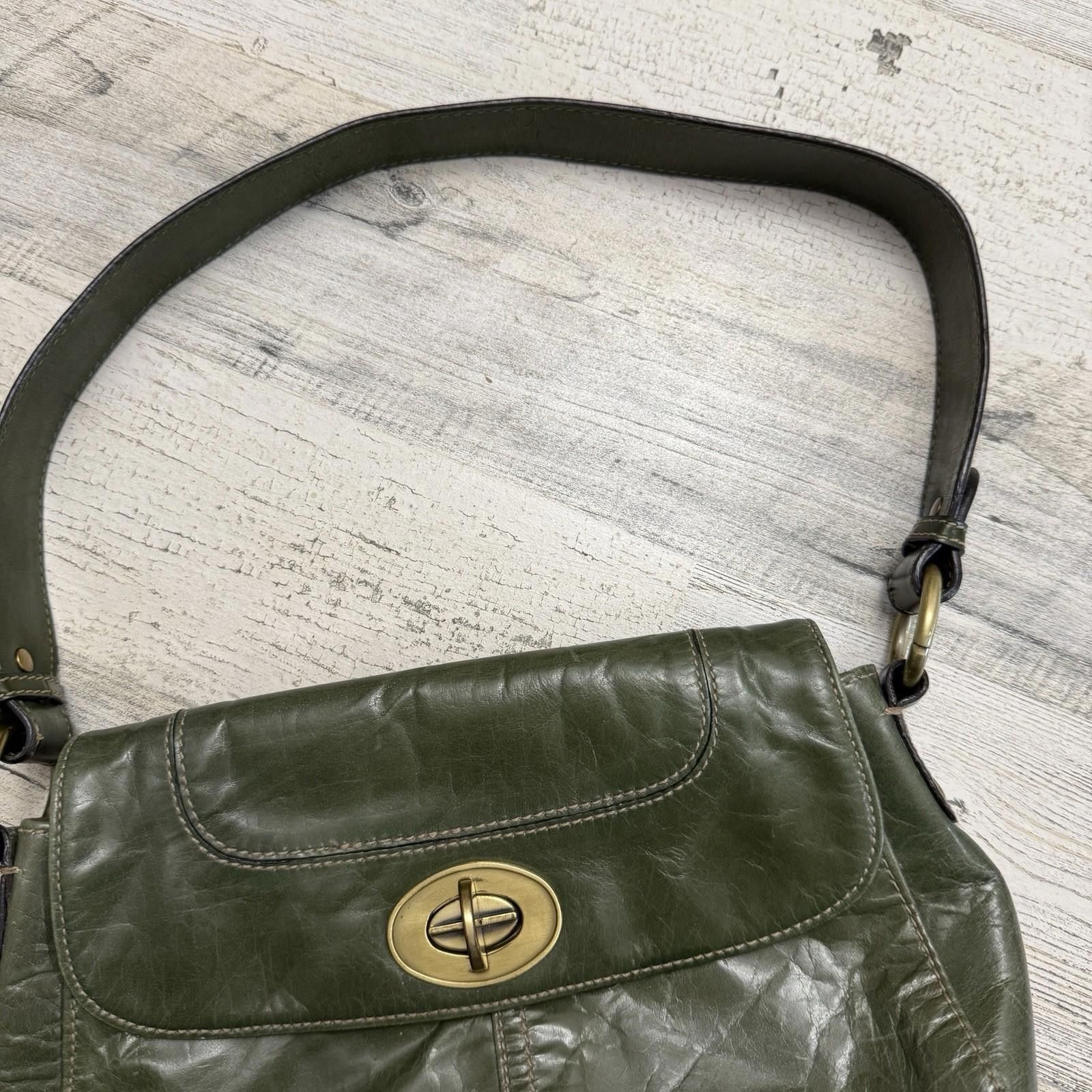 Designer Fairy Green Grunge Y2k Shoulder Leather Bag Size ONE SIZE - 3 Thumbnail