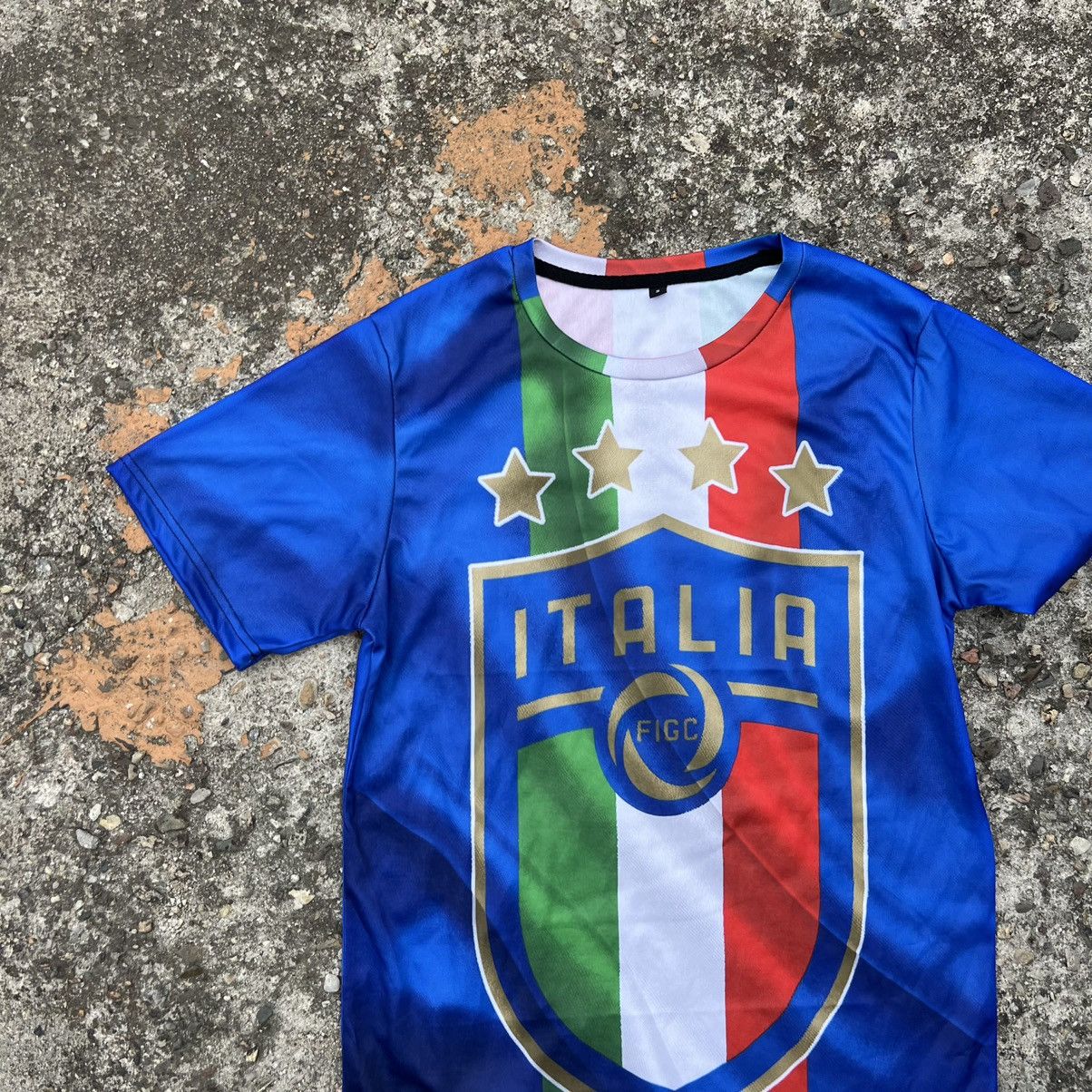 Ringspun × Vintage Vintage y2k Italia Sweatshirt Trashed Size US M / EU 48-50 / 2 - 3 Thumbnail