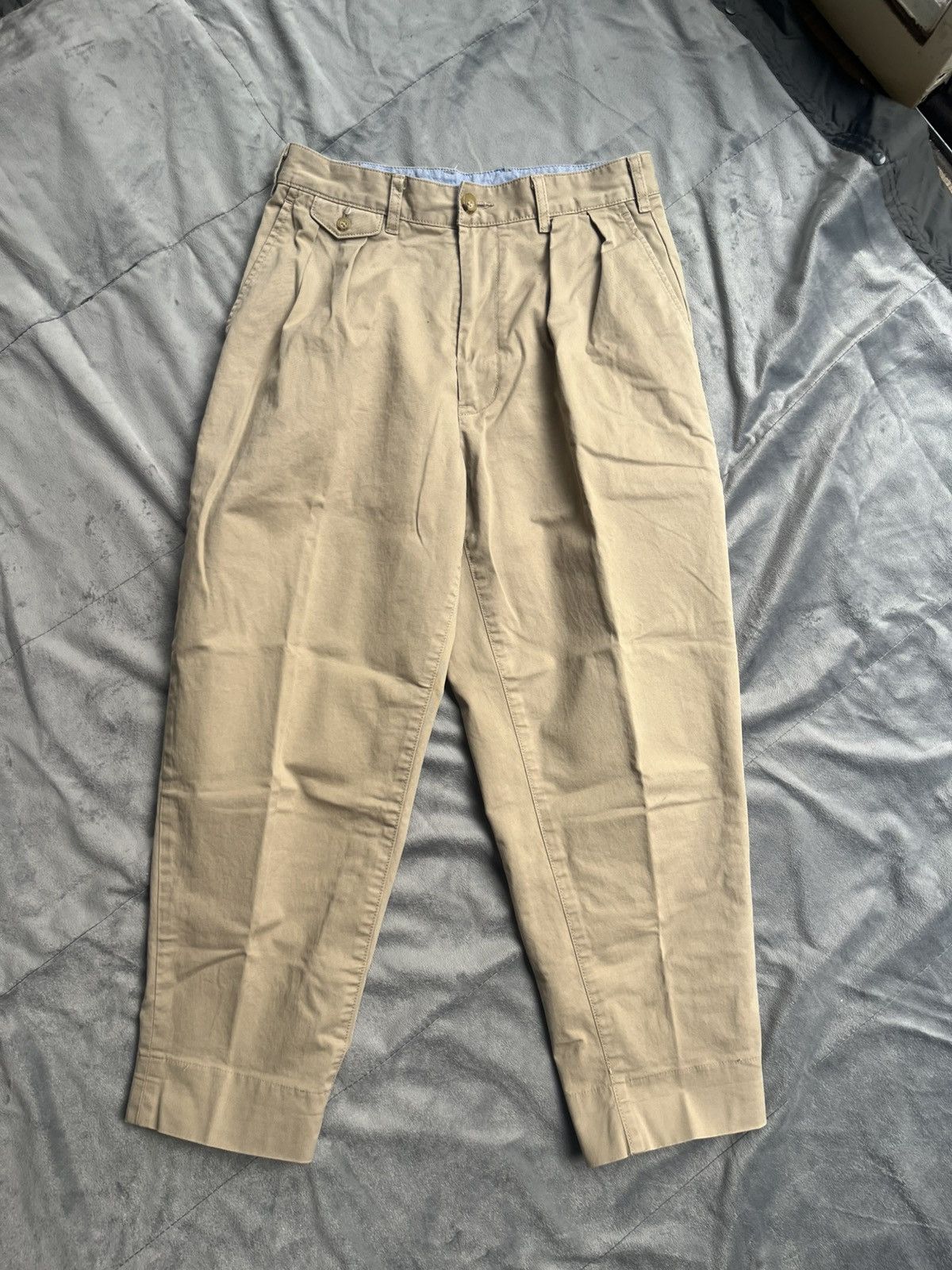 Beams Plus Beams Plus 2Pleats - Twill Khaki *Read Description Size US 29 - 1 Thumbnail