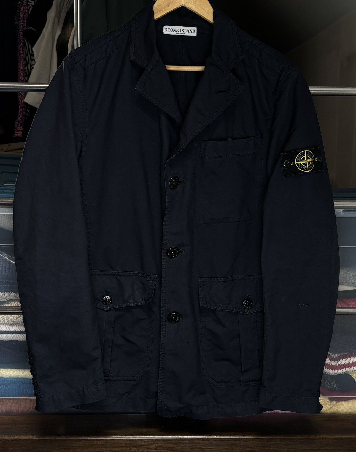 Stone Island Stone Island Archive Buttoned Jacket Vintage Coat Size US M / EU 48-50 / 2 - 1 Thumbnail